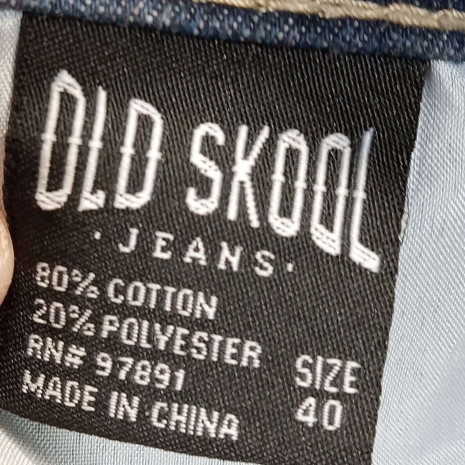 & Other Stories Old Skool Jeans 40 X 30 Men's Baggy Y2K Straight Blue Denim Size US 40 / EU 56 - 7 Thumbnail
