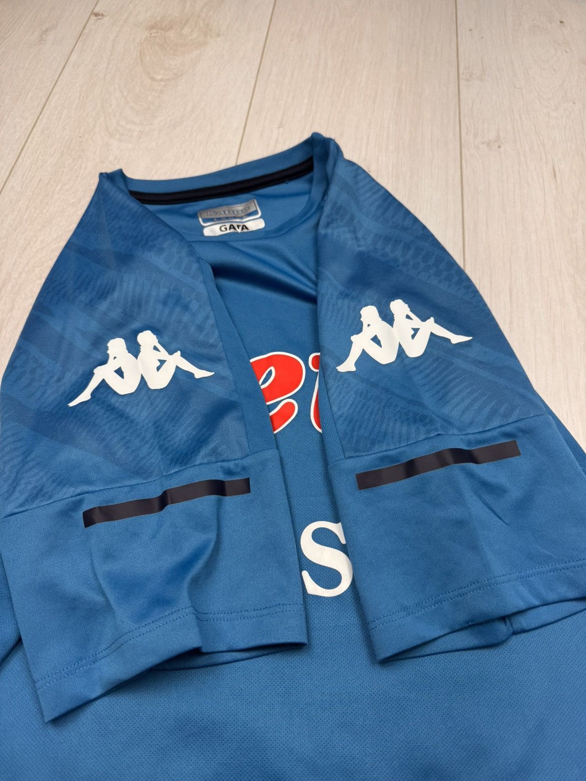 Kappa Kappa SSC Napoli 20/21 Soccer Jersey Size US L / EU 52-54 / 3 - 5 Thumbnail