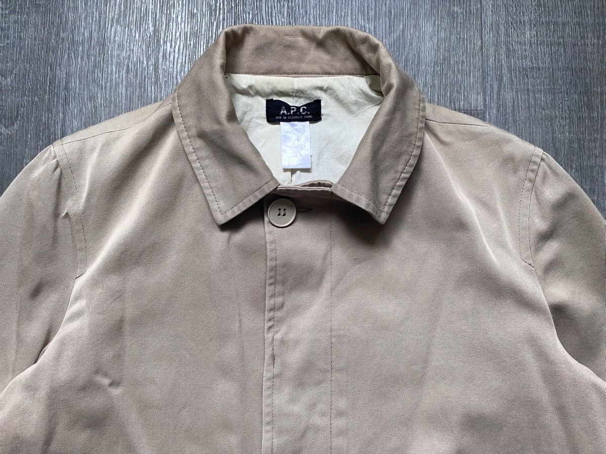A.P.C. Women’s APC Rue de Fleurus Paris Beige Trench Coat Jacket Size M / US 6-8 / IT 42-44 - 8 Thumbnail