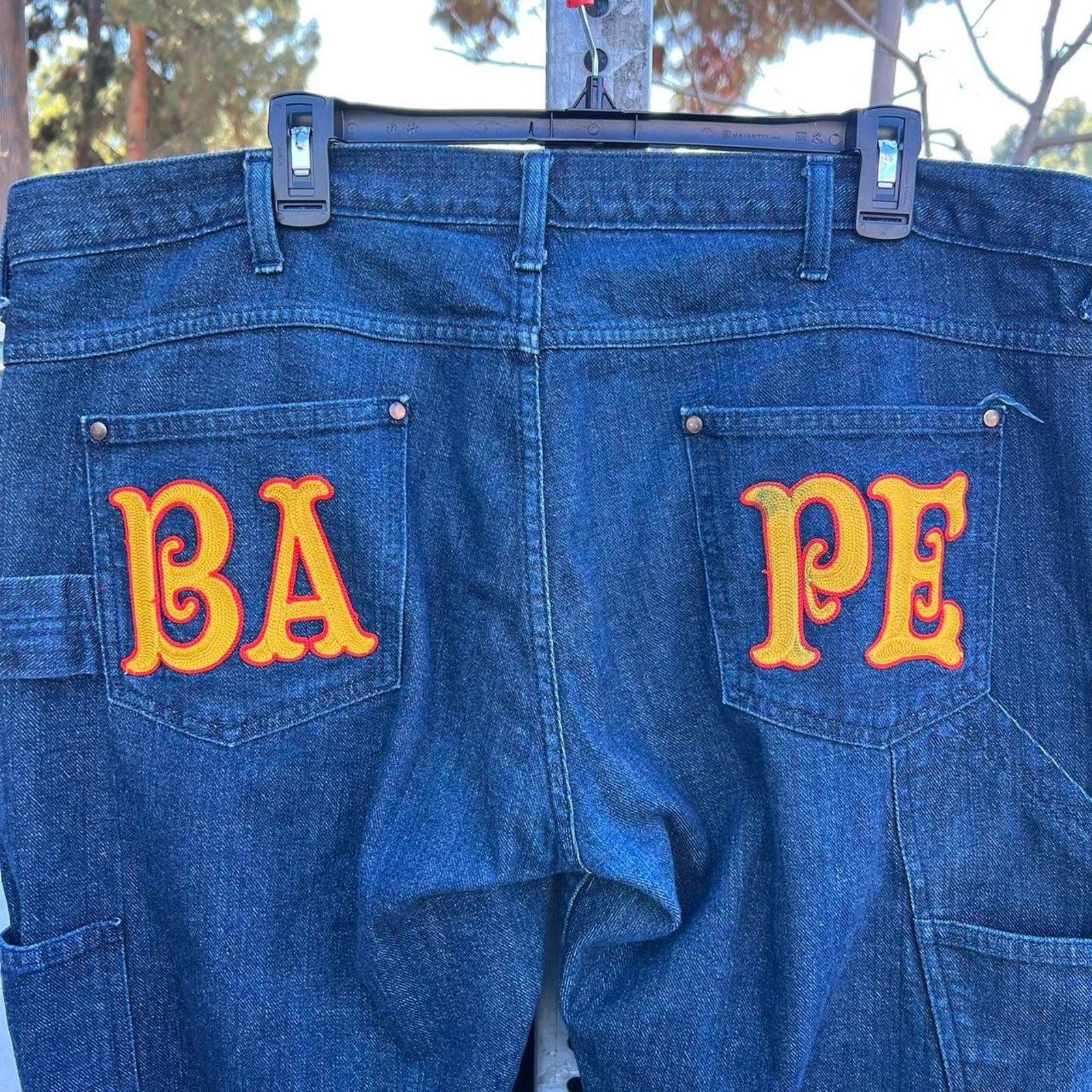 Bape Bape denim jeans 100 authentic Size US 40 / EU 56 - 3 Thumbnail