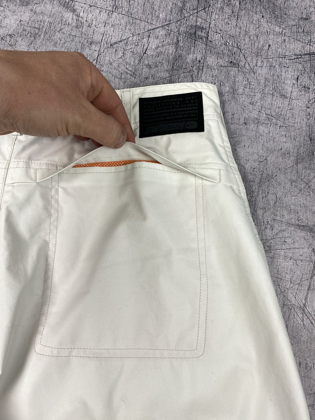 Nike × Nike ACG × Vintage Vintage Nike Swoosh Drill Shorts Size 32 Size US 32 / EU 48 - 11 Thumbnail