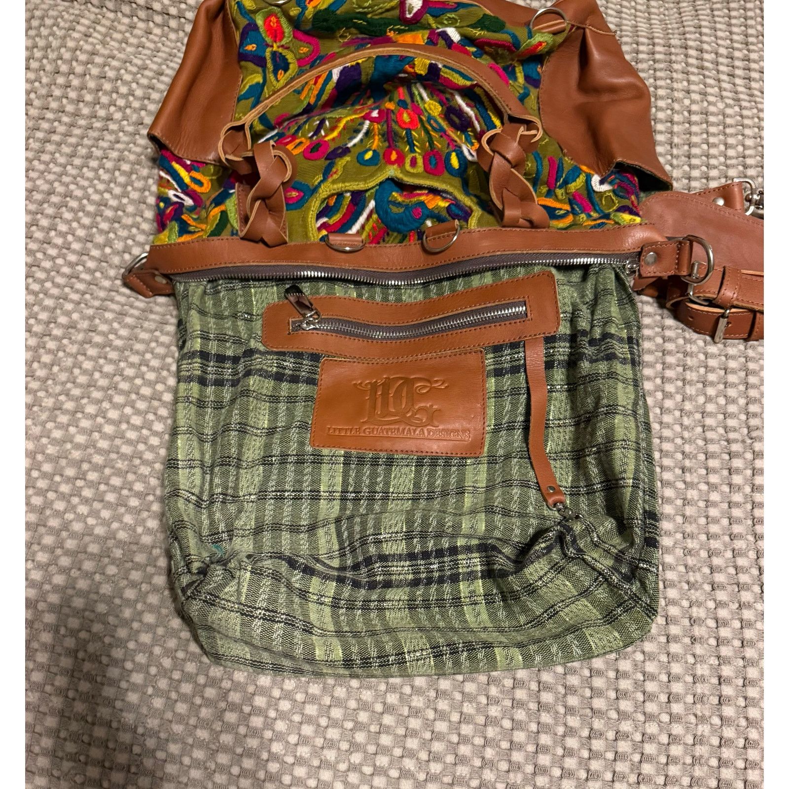 Other Handmade Medium Convertible Day Bag CDB by Little Guatemala Size ONE SIZE - 5 Thumbnail