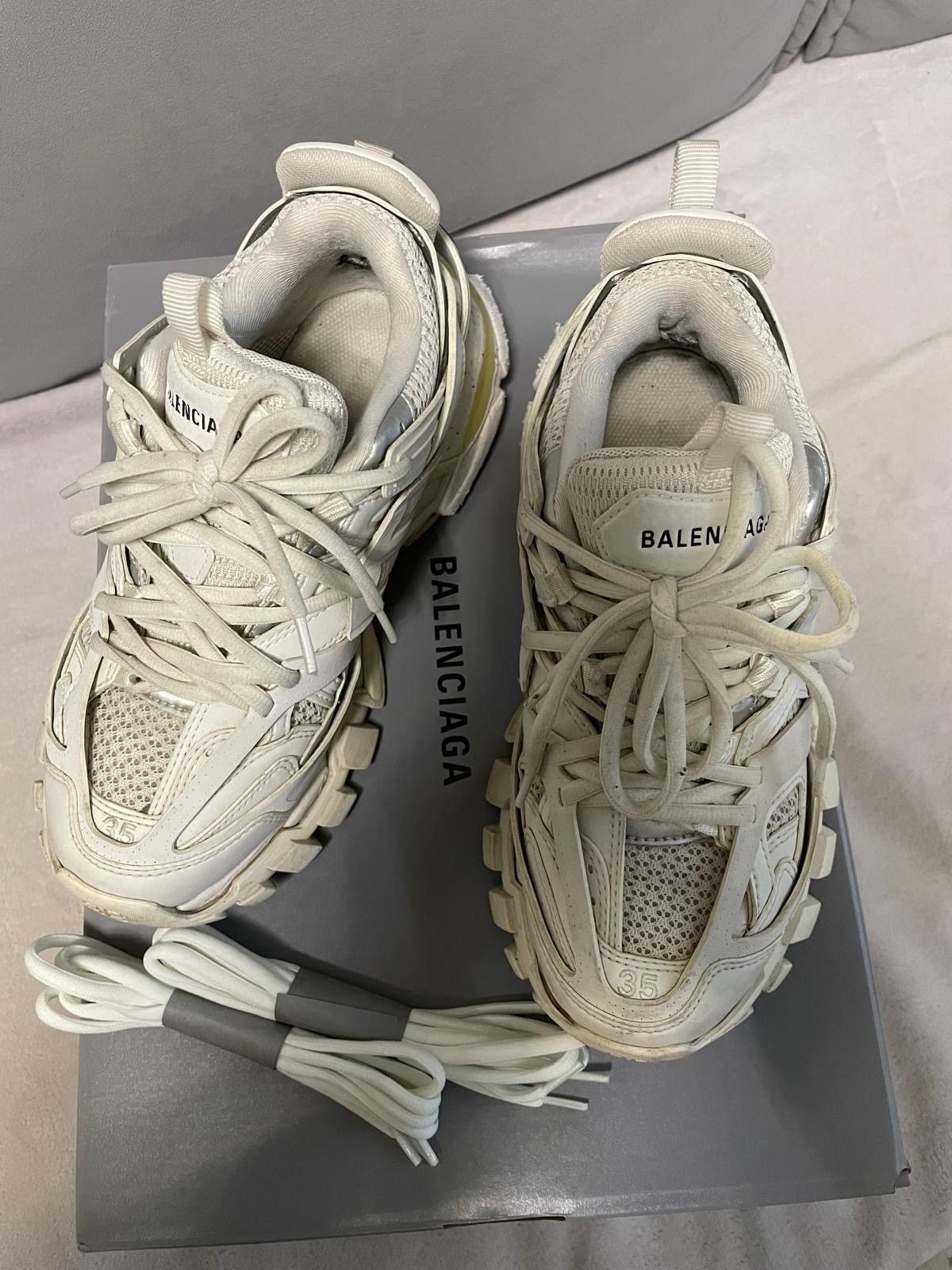 Balenciaga Balenciaga Track Trainer White Size US 4 / IT 34 - 1 Thumbnail