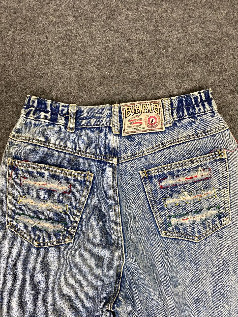Japanese Brand vintage japanese brands shashiko denim distressed highwaist Size US 28 / EU 44 - 4 Thumbnail