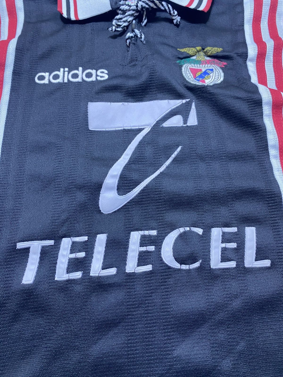 Adidas Vintage 1997-98 Benfica Adidas Away - Rare Football Jersey Size US M / EU 48-50 / 2 - 4 Thumbnail