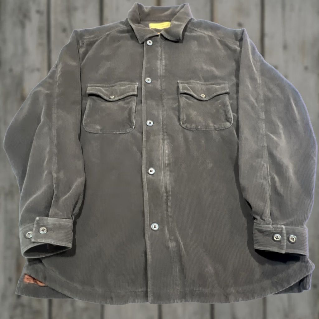 Tommy Bahama Tommy Bahama Corduroy Shirt Jacket Mens XL Full Zip Buttons Cotton Silk Quilted Cardigan? Size US XL / EU 56 / 4 - 1 Thumbnail