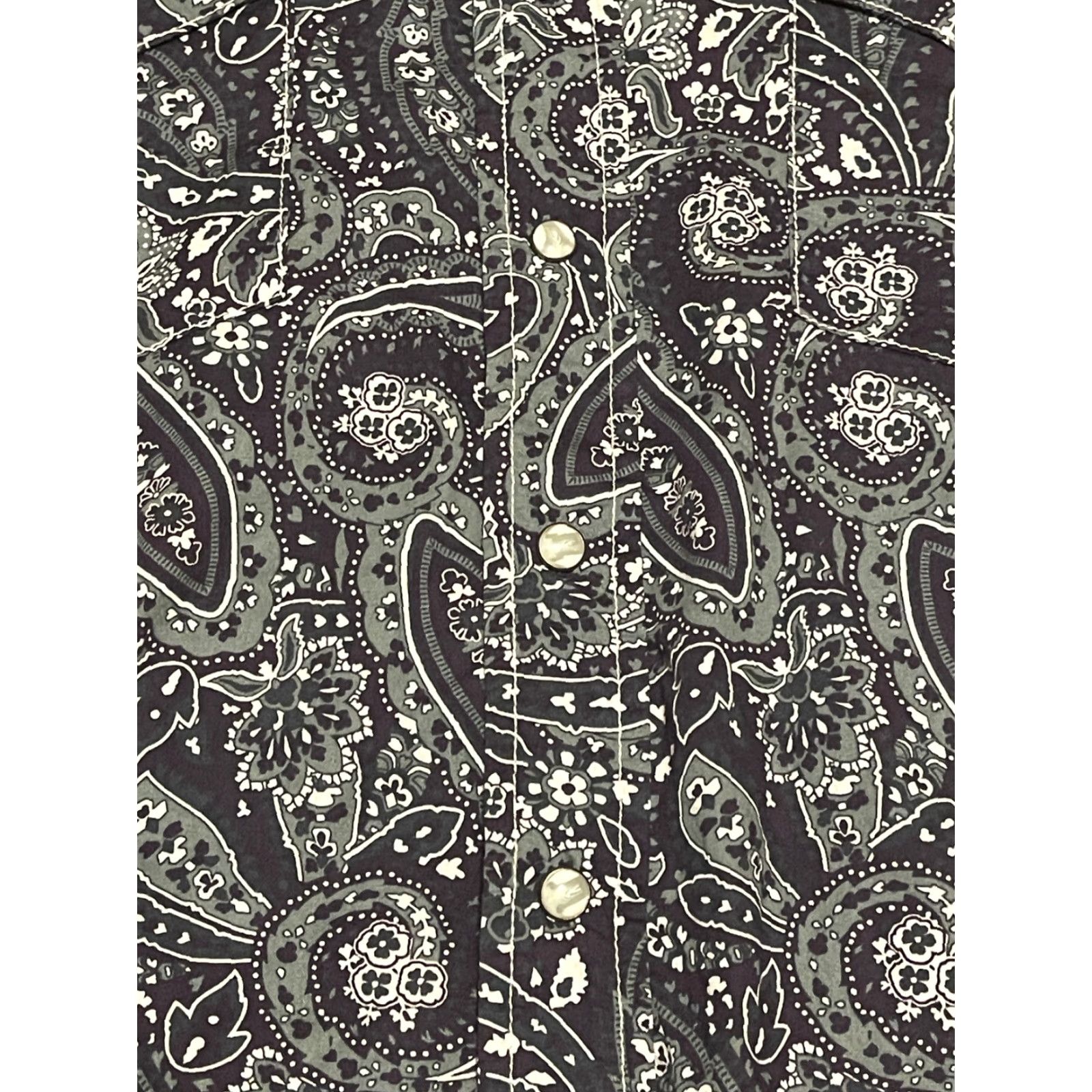 Vintage Cinch Shirt Men’s S Green Paisley Long Sleeve Pearl Snap Button Casual Western Cowboy Size US S / EU 44-46 / 1 - 3 Thumbnail