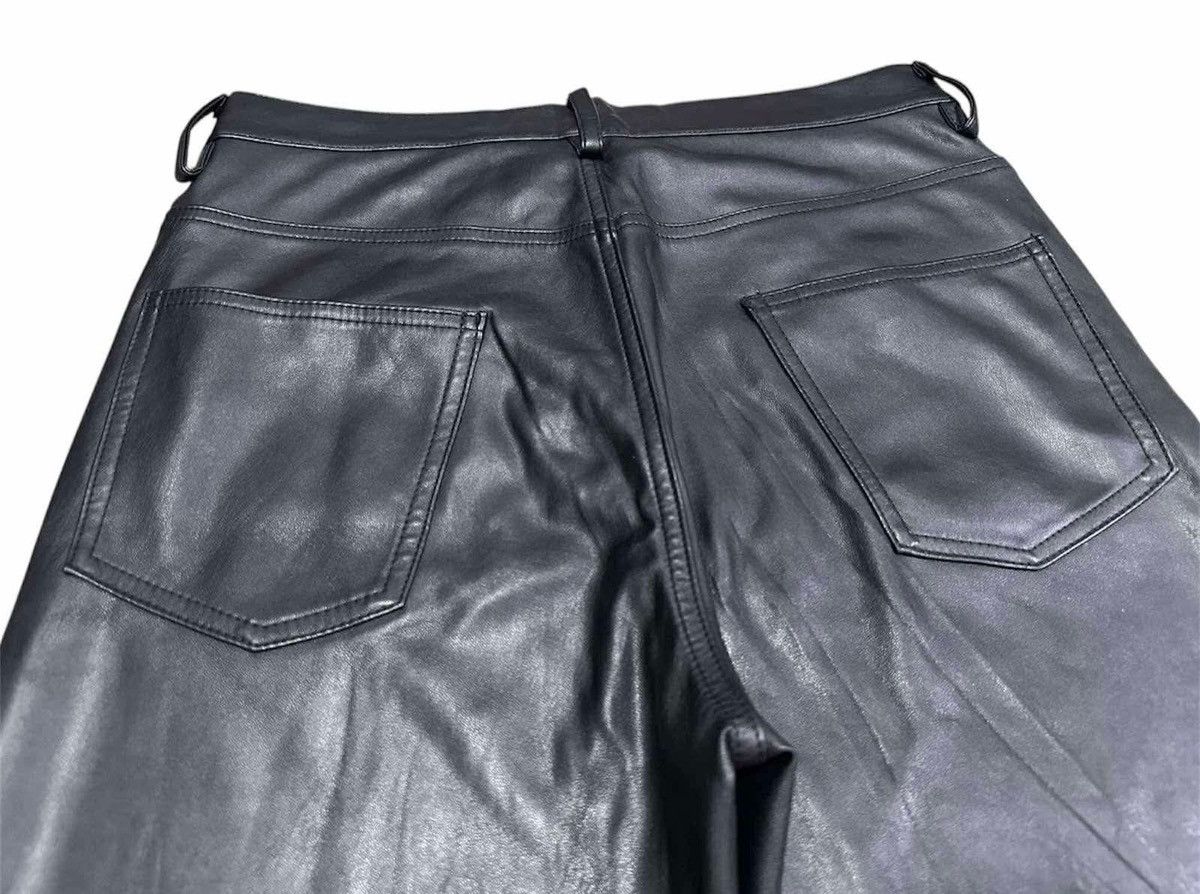 If Six Was Nine × Japanese Brand × Le Grande Bleu (L.G.B.) 🔥Japanese Y2K Adrer Leather Pants Flared Goth Punk Size US 31 - 6 Thumbnail