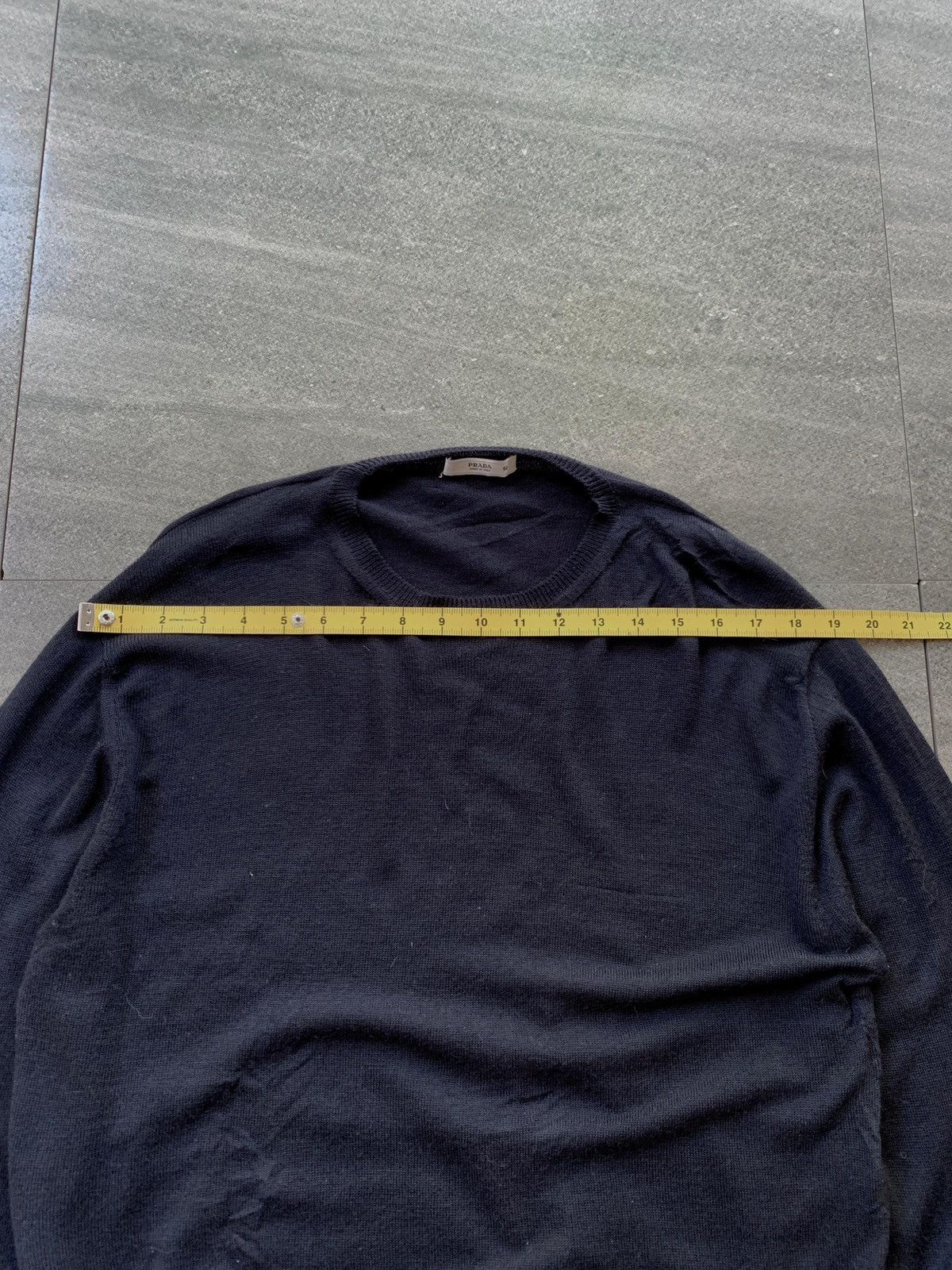 Prada FREE TAX! Light Wool Knitted Sweater Size US M / EU 48-50 / 2 - 12 Thumbnail