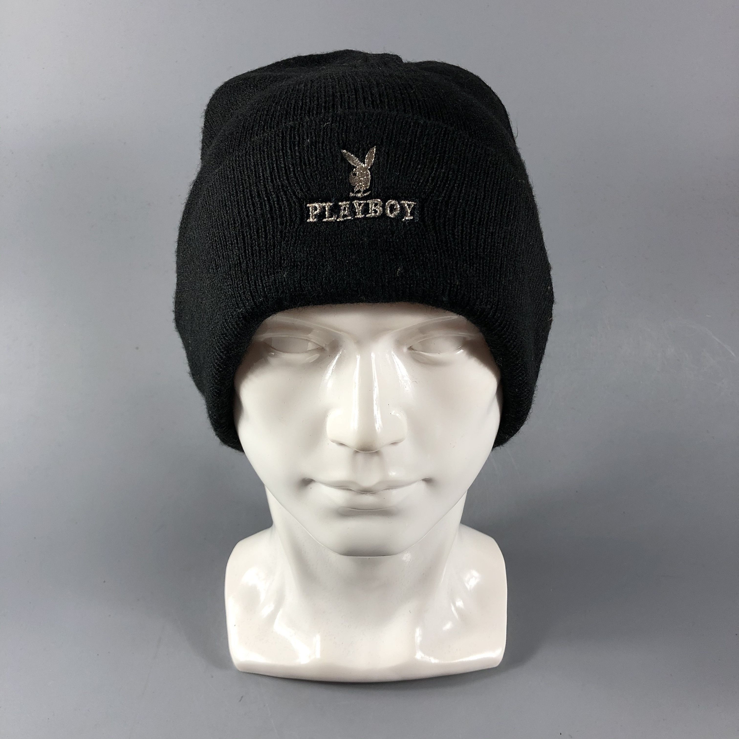 image of Playboy Fisherman Beanie Snowcap Snow Hat B657, Men's