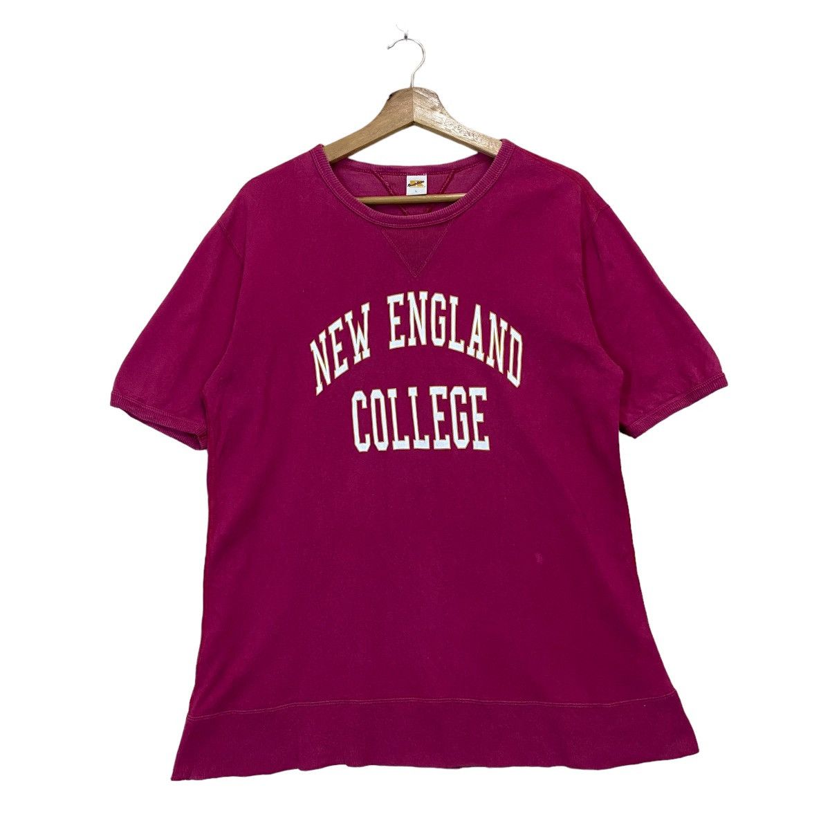 New England Shirt Company REPRODUCTION!! 80s New England Collage Shortsleeve Jumper Size US M / EU 48-50 / 2 - 1 Thumbnail