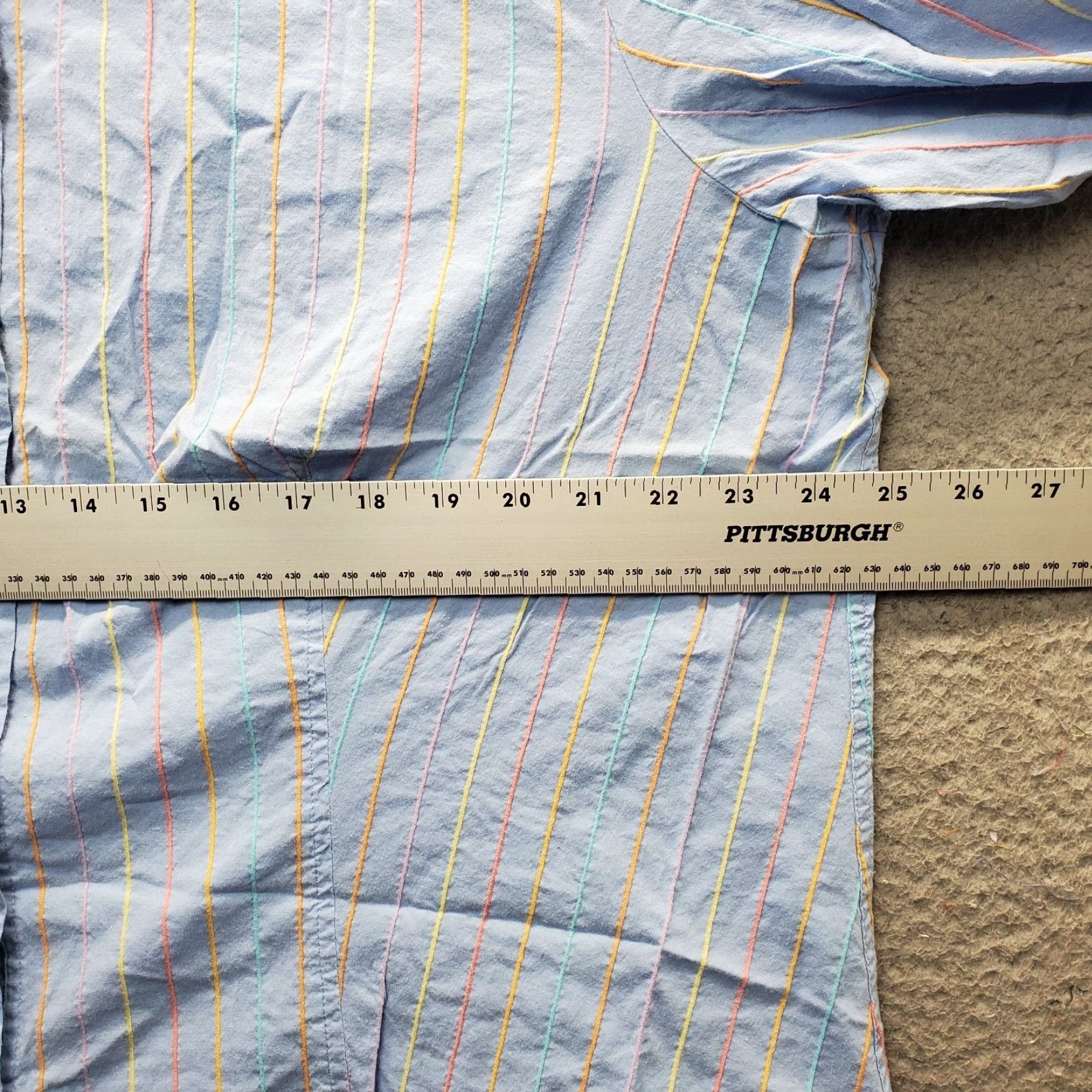 Talbots VINTAGE Talbots Shirt Womens 2X Striped Long Sleeve Button-Up EUC Size XXL / US 16-18 / IT 52-54 - 4 Thumbnail