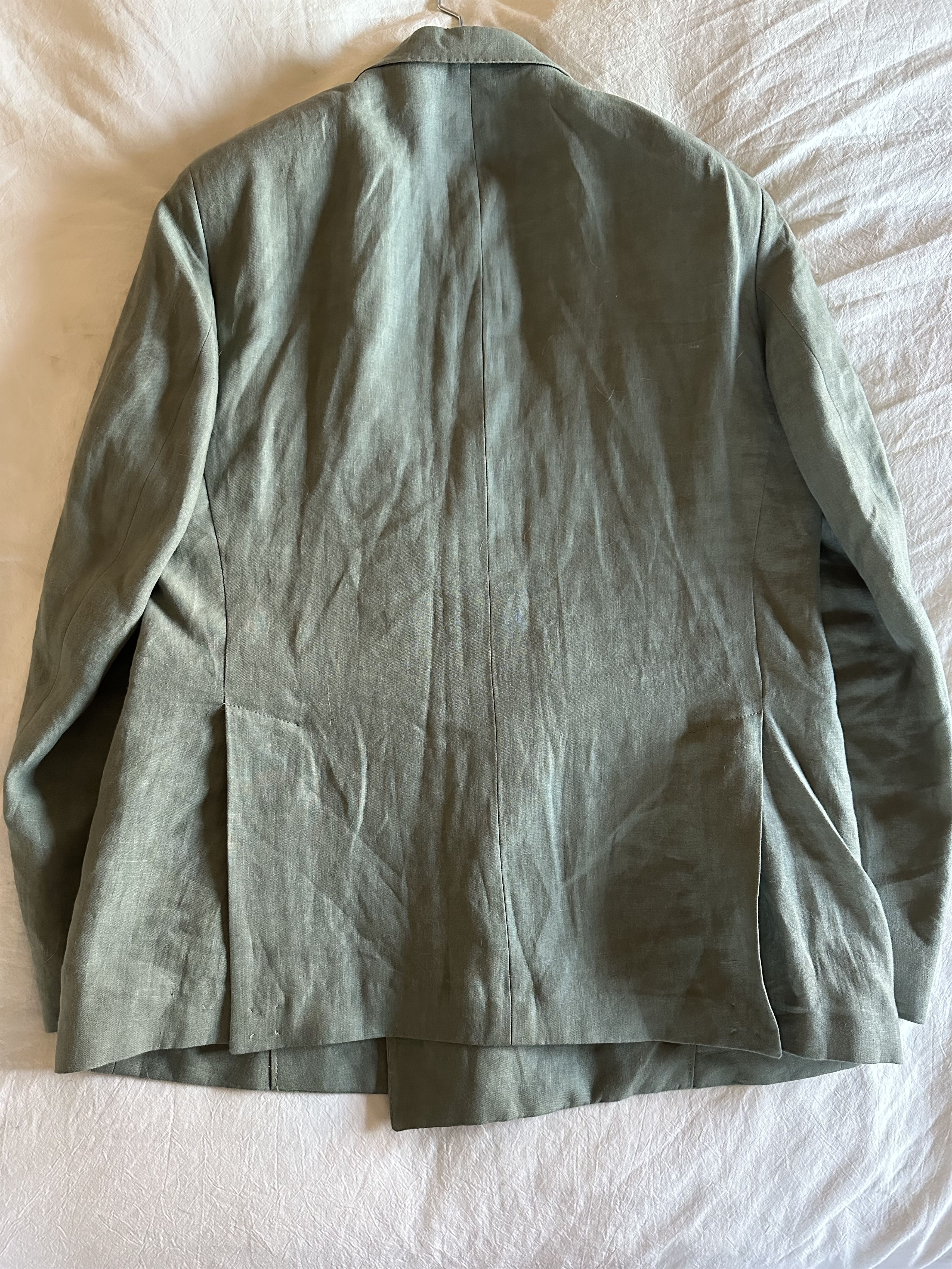 Todd Snyder Italian Linen Double Breasted Jacket Size 40S - 2 Thumbnail