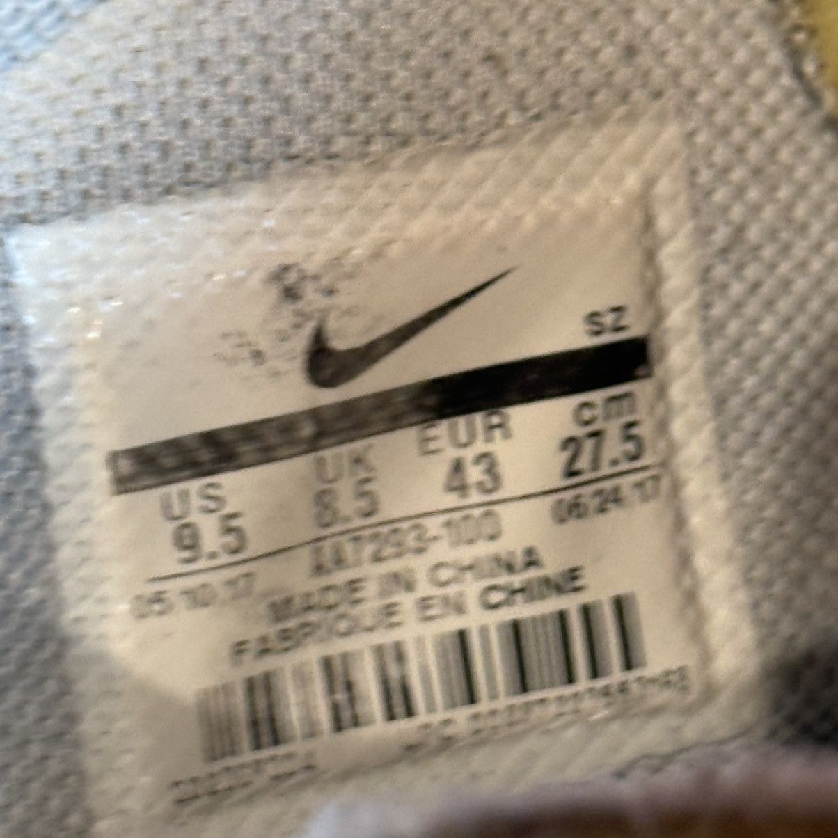 Nike × Off-White Off-White x Nike “The Ten” Air Max 90 Size US 9.5 / EU 42-43 - 4 Thumbnail