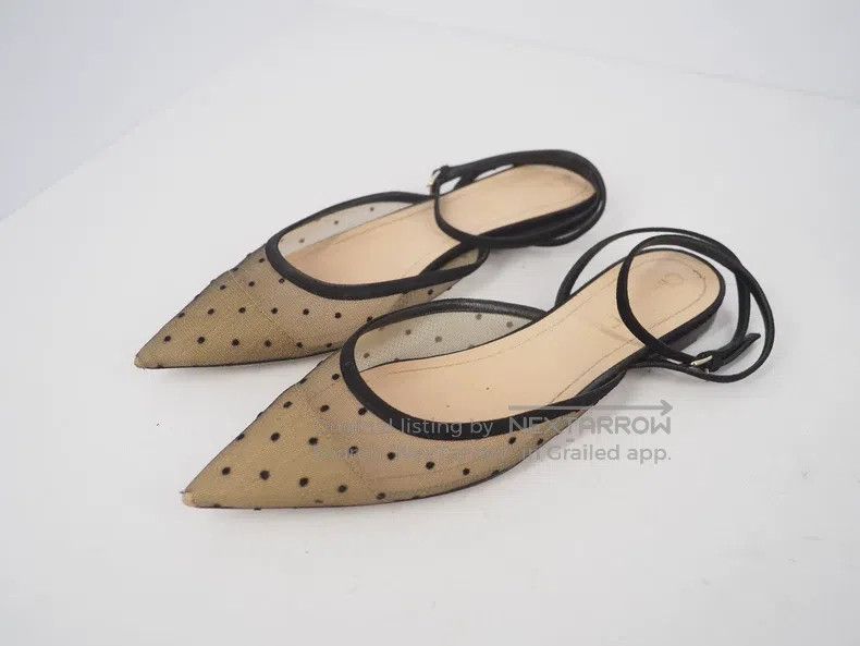 Dior Dior Polka Dot Cutout Pointed Flat Shoes Size 39 Size US 8.5 / IT 38.5 - 1 Thumbnail