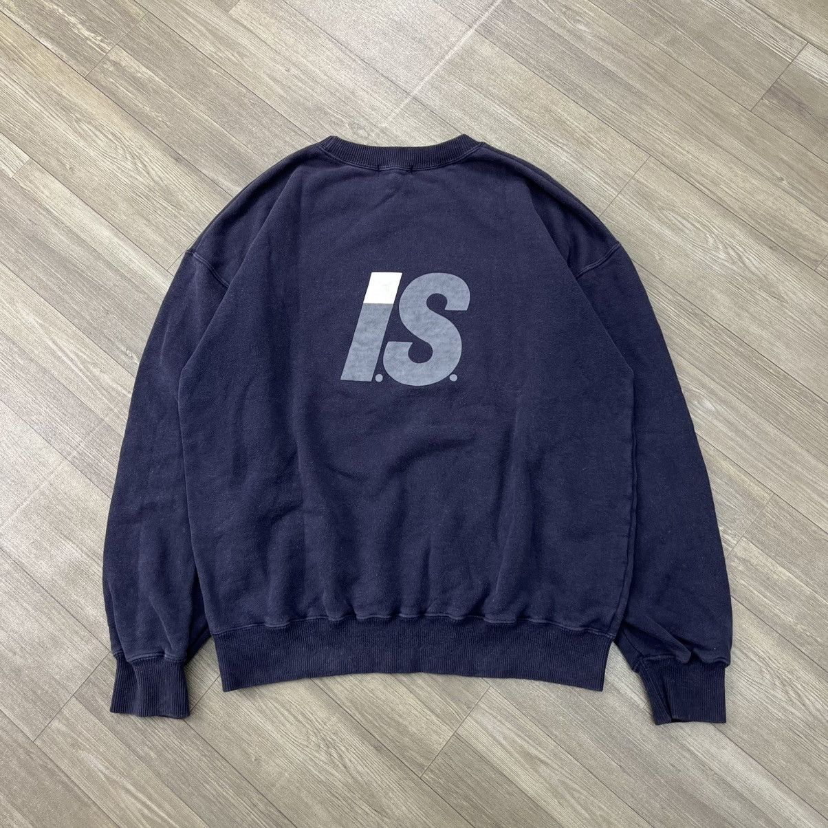 Issey Miyake Sun Faded💥 Tsumori Chisasto Issey Miyake Big Logo Sweatshirt Size US M / EU 48-50 / 2 - 1 Thumbnail