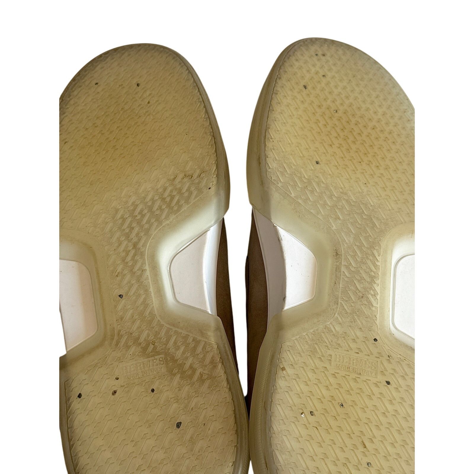 Hermes Hermes Men's Beige Ecoutes Loafers Size US 11 / EU 44 - 6 Thumbnail
