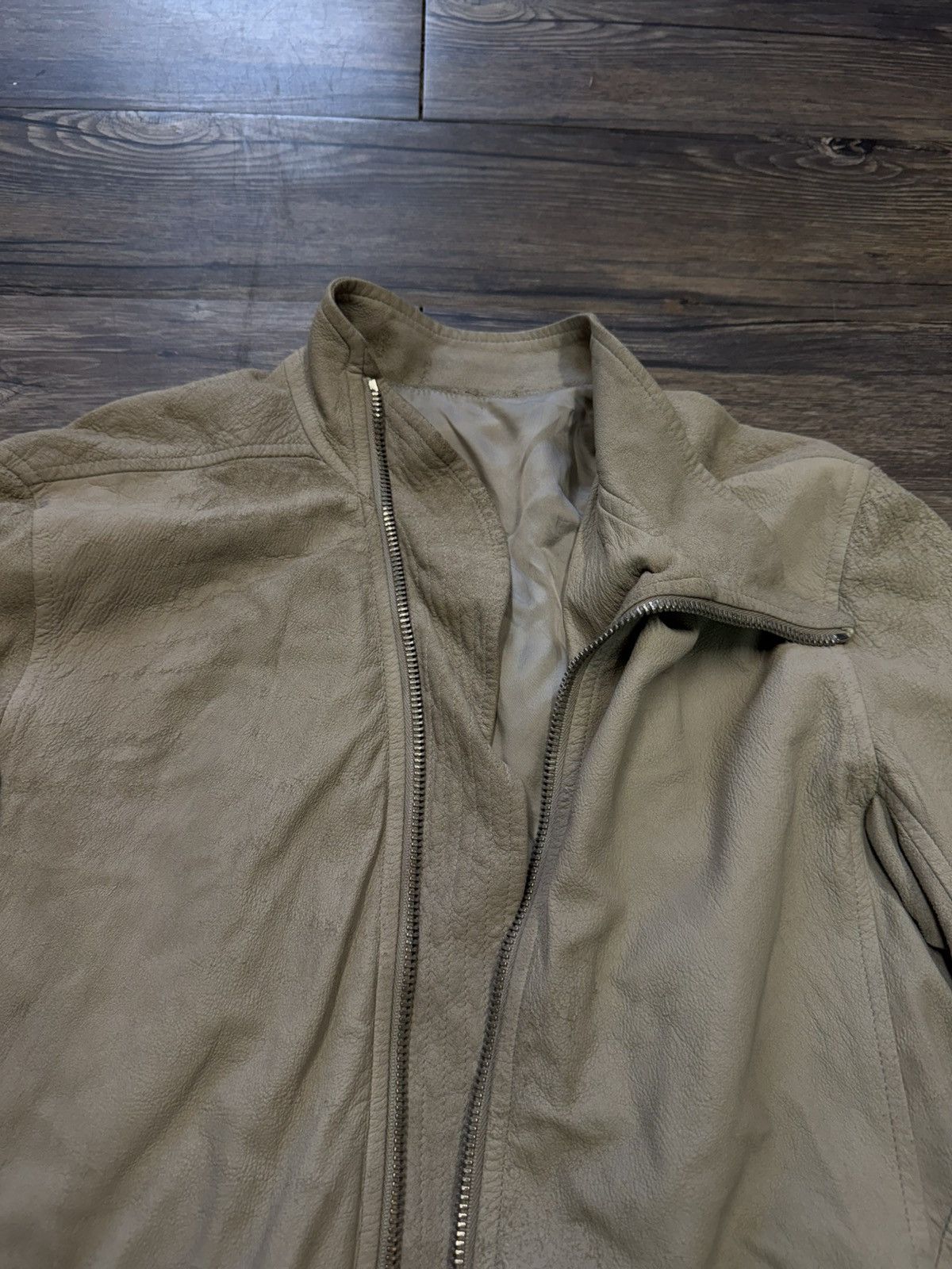 Rick Owens Rick Owens AW2013’ Mollino Lamb Leather Jacket Size US M / EU 48-50 / 2 - 4 Thumbnail