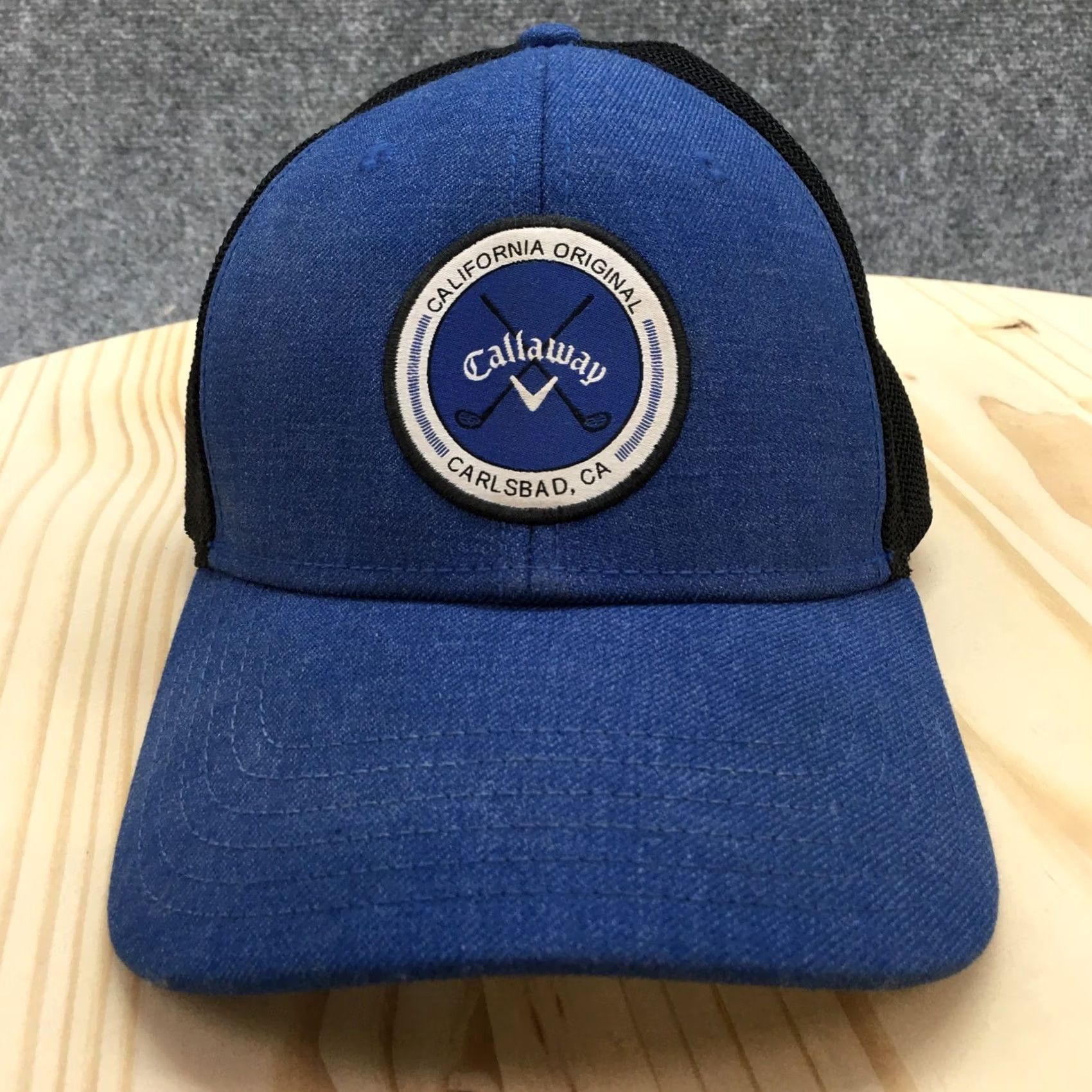 Callaway Callaway Trucker Hats Mens Blue OS Adjustable Curved Brim California Original Size ONE SIZE - 2 Thumbnail