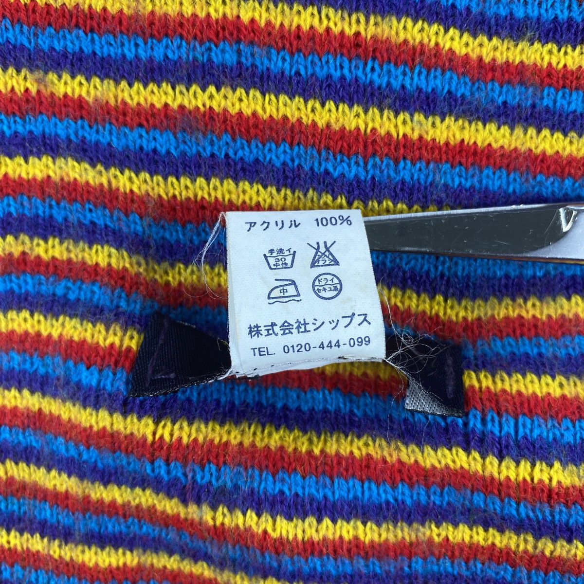 Designer × SHIPS × Vintage Ships Scarf # Muffler # Neckwear # D565 Size ONE SIZE - 5 Thumbnail