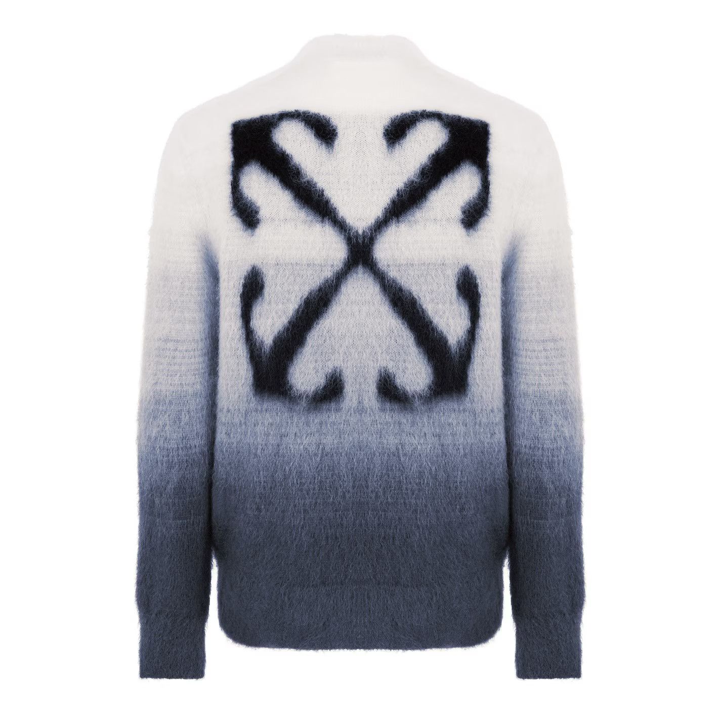 Off-White o1g2r1mq0326 Mohair Crew Neck Jumper in Multicolor Size US M / EU 48-50 / 2 - 2 Thumbnail