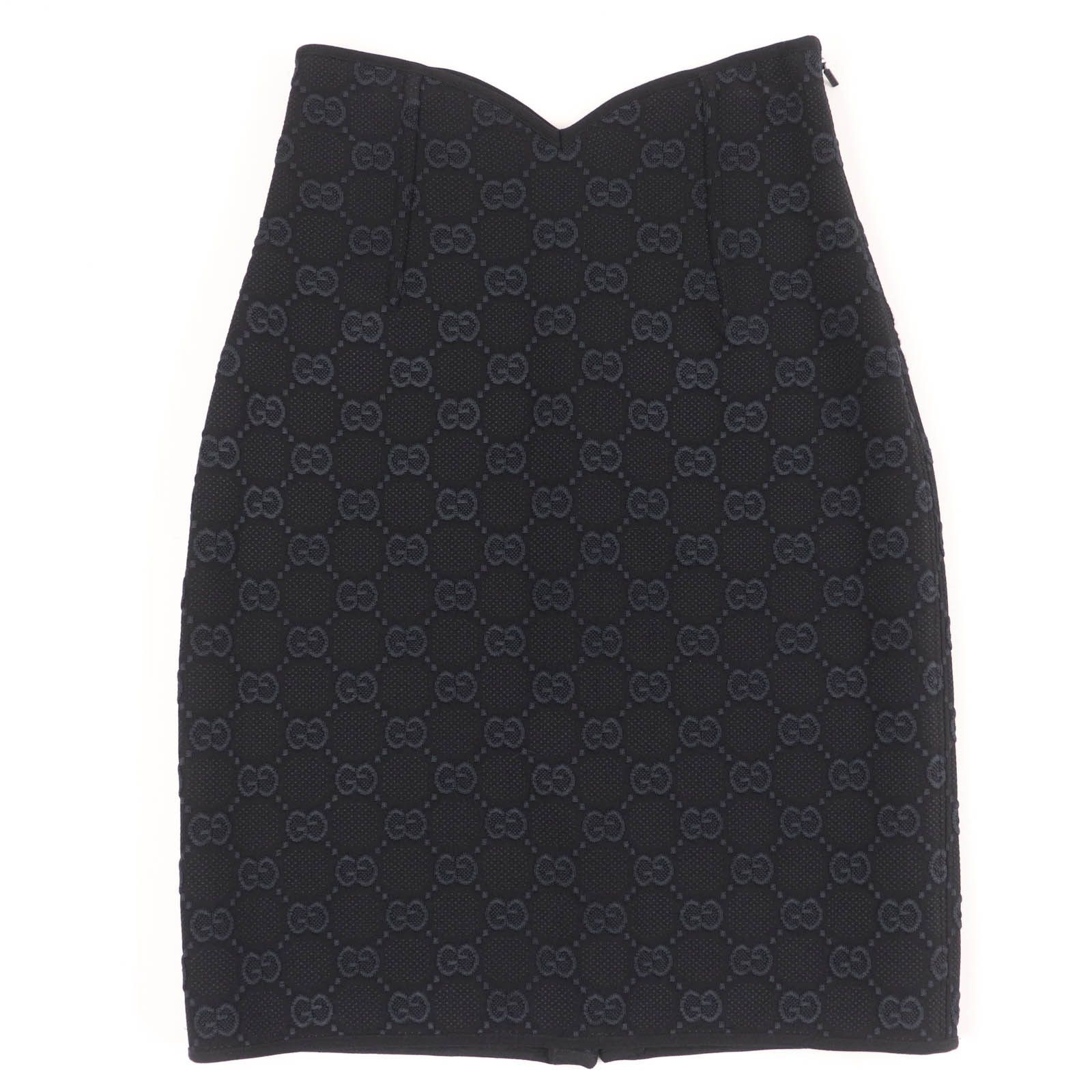 Gucci Gucci Gucci GG Viscose Crepe Skirt Others Skirts 747361 DUTY FREE for USA Size ONE SIZE - 1 Thumbnail