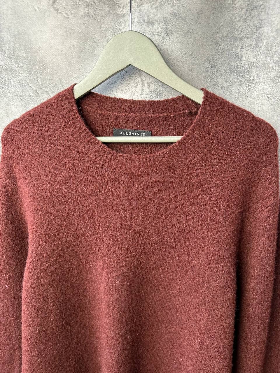 Allsaints ALLSAINTS Hawk Crew Wool Sweater Oversized Men's Size Small Size US S / EU 44-46 / 1 - 5 Thumbnail