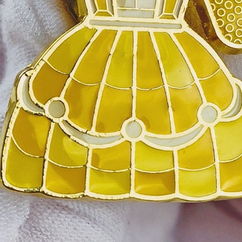 Disney Disney Loungefly Belle Perfume Pin Yellow Enamel Size ONE SIZE - 4 Thumbnail