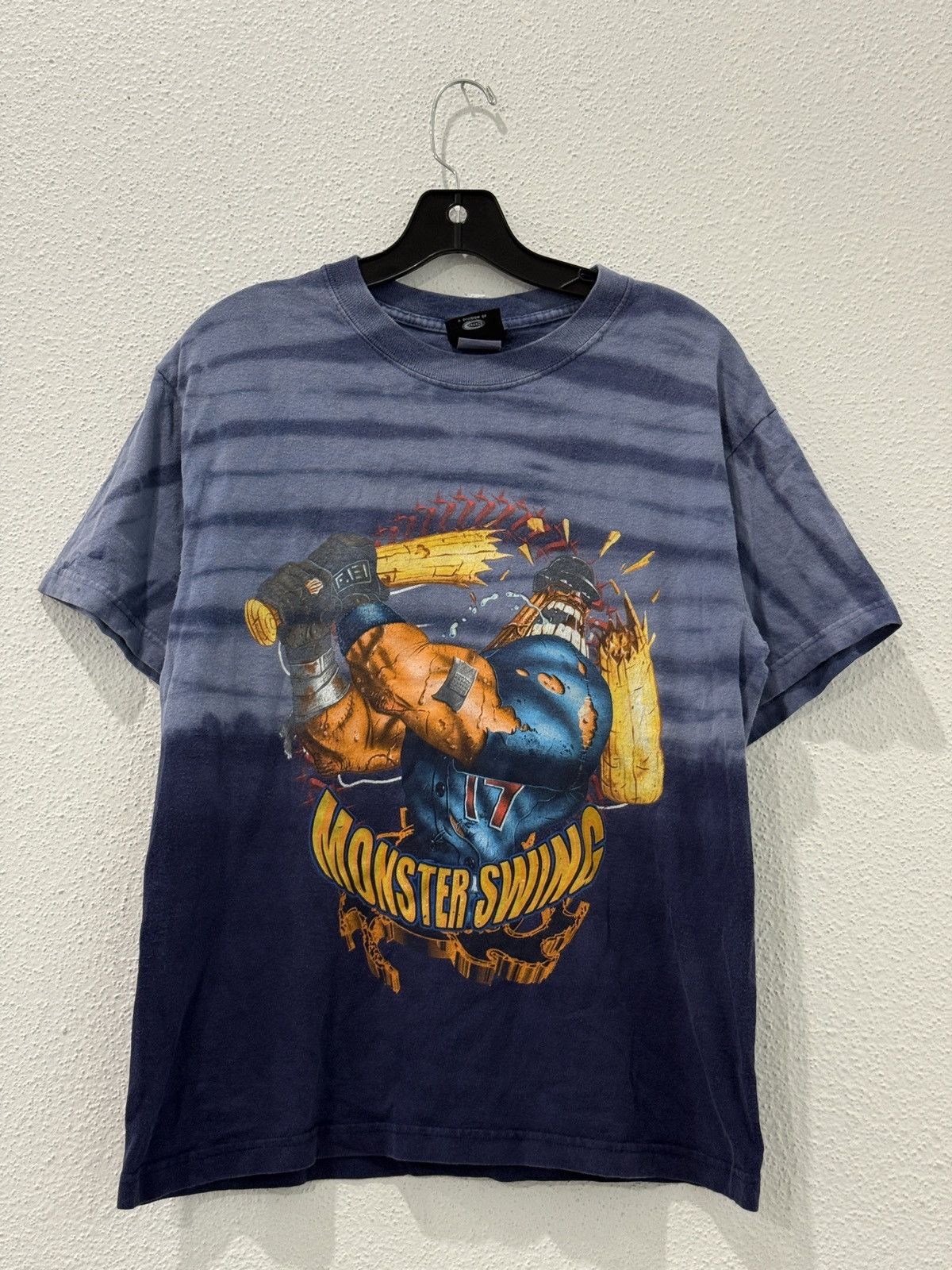 Vintage Vintage 90s Monster Swing Baseball Graphic T-Shirt Youth L Size US S / EU 44-46 / 1 - 2 Thumbnail