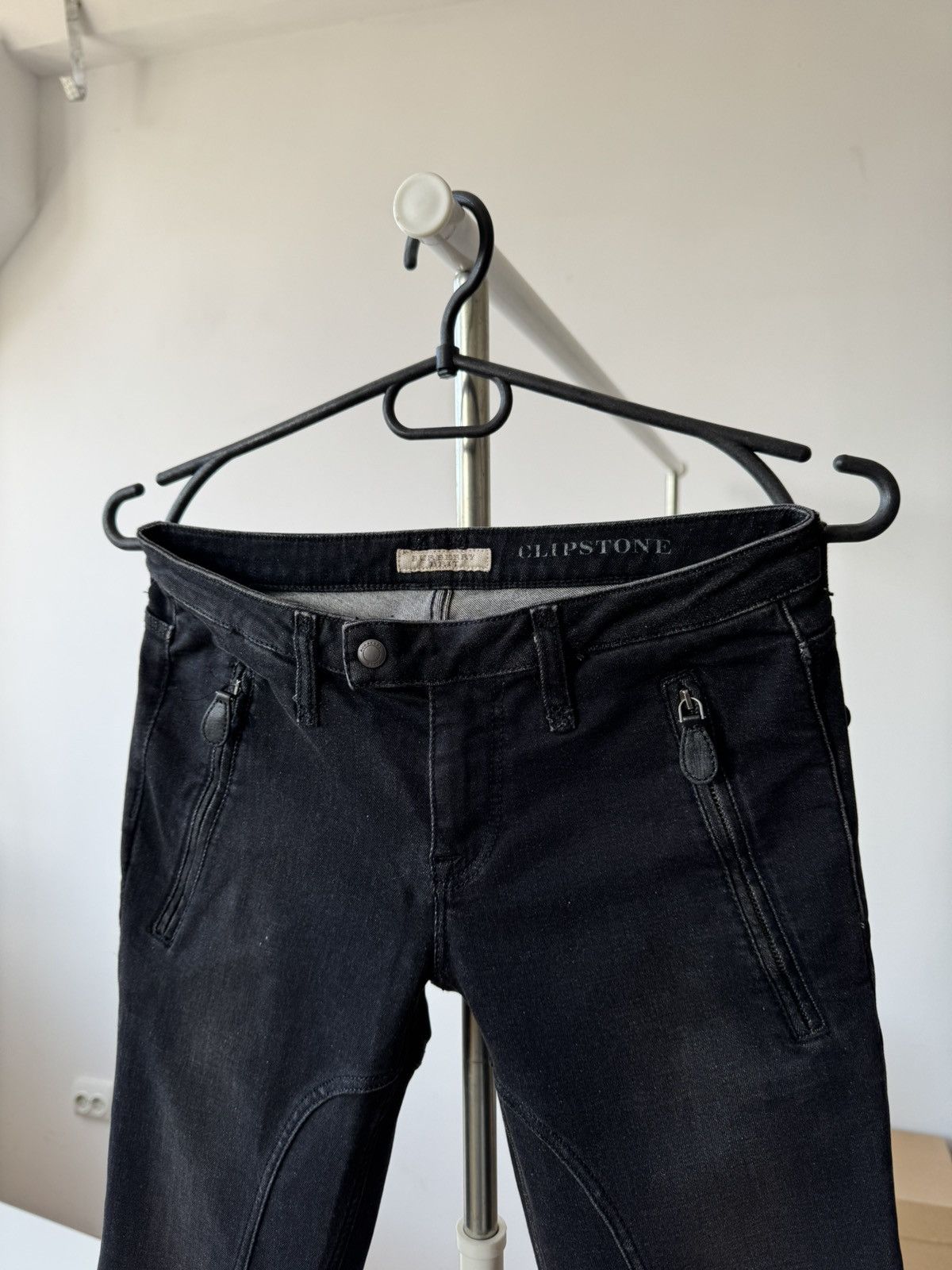 Burberry × Vintage Burberry Brit Avant Garde Denim Pants Size 27" / US 4 / IT 40 - 3 Thumbnail