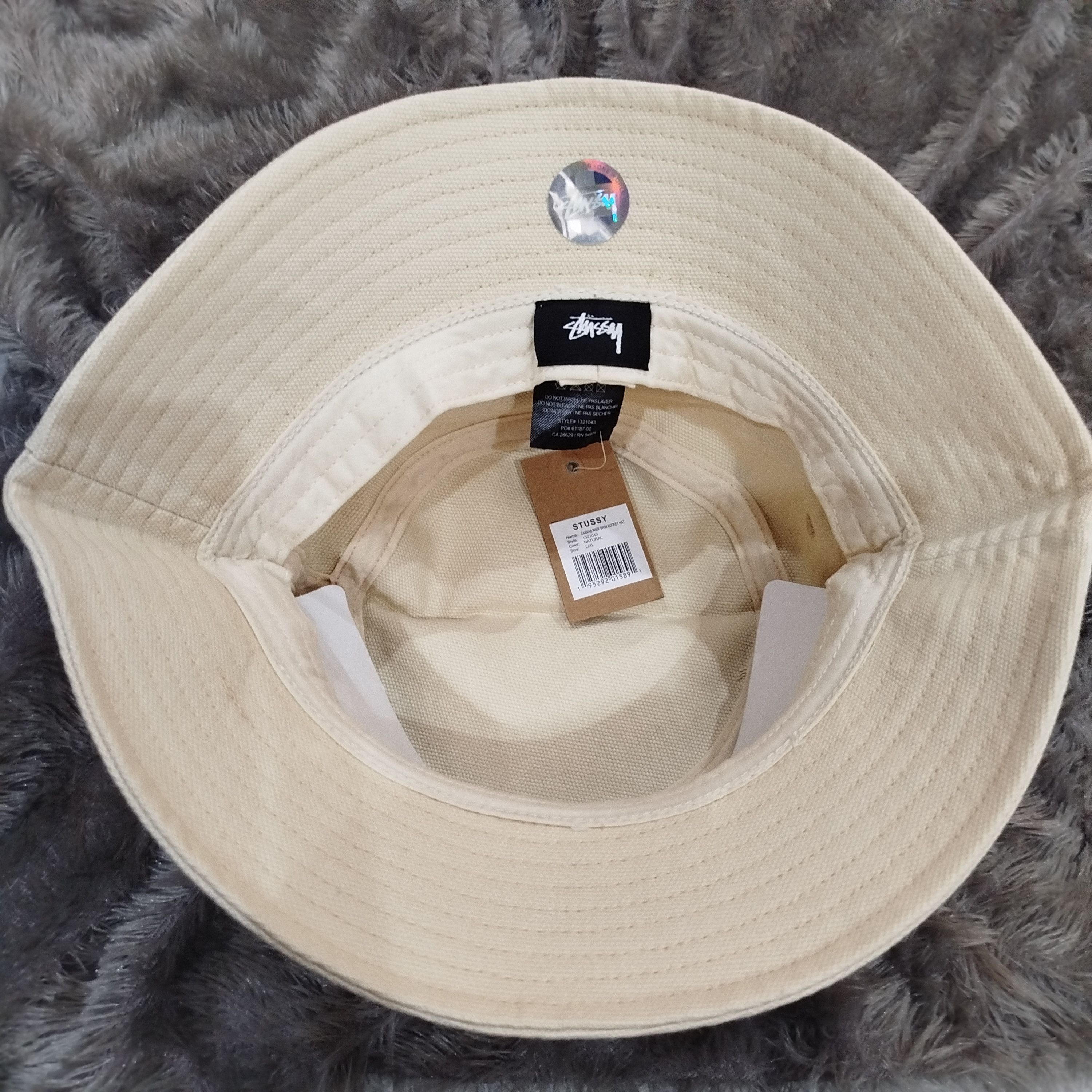Stussy STUSSY CANVAS WIDE BRIM BUCKET HAT Size ONE SIZE - 4 Thumbnail
