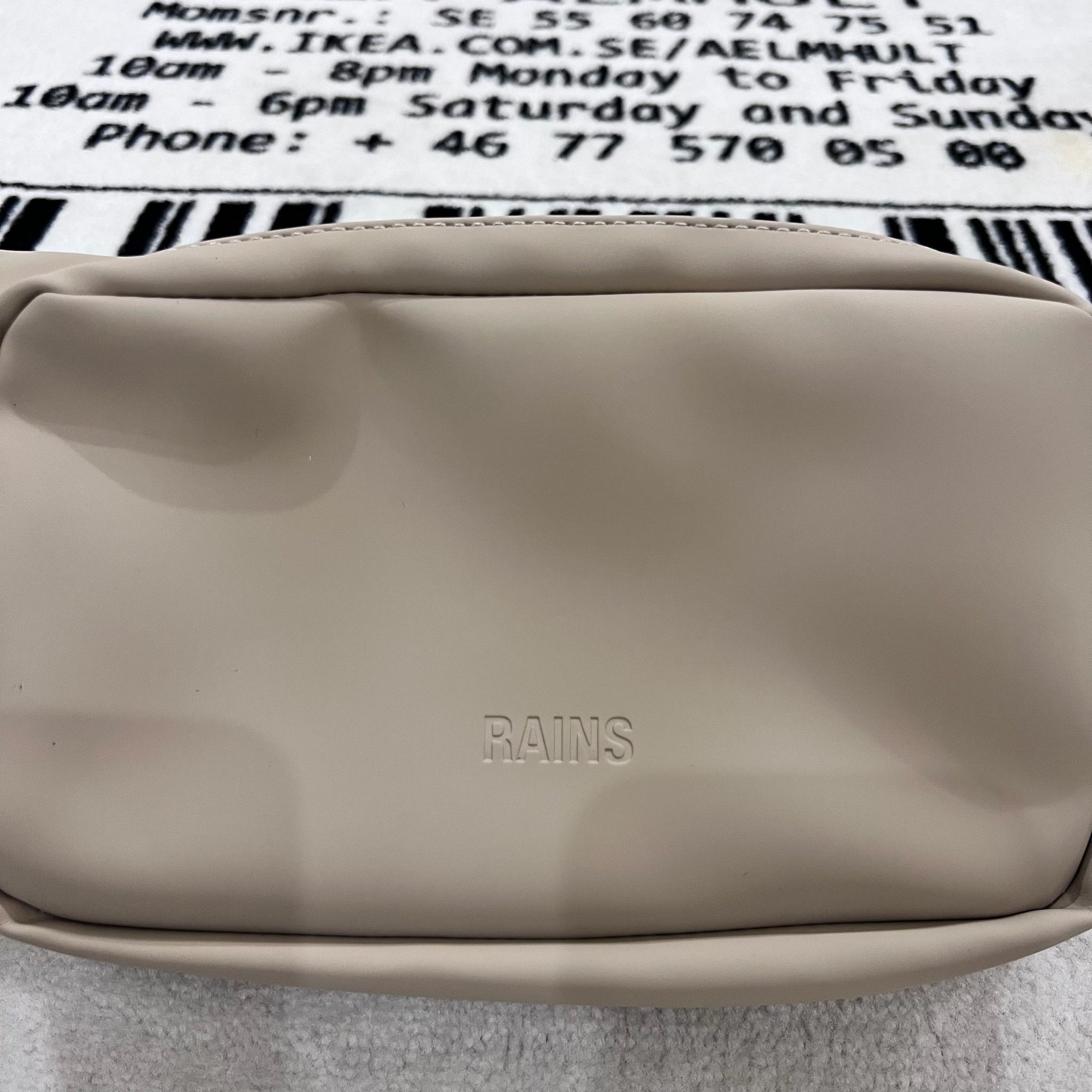 Rains Rains Bum Metallic Bag W3 Waterproof Sling / Belt Bag - Sand Size ONE SIZE - 8 Thumbnail