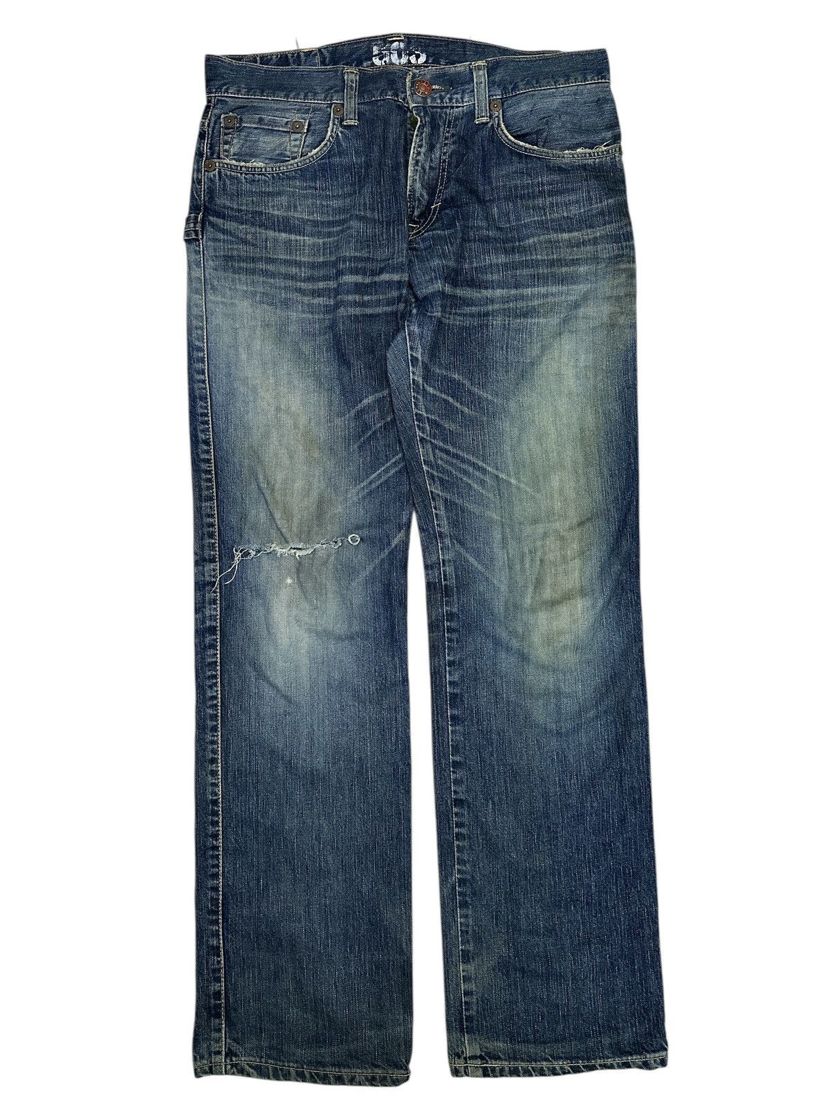 Kapital 90s Style 💥 edwin 503 distress denim Size US 34 / EU 50 - 1 Thumbnail