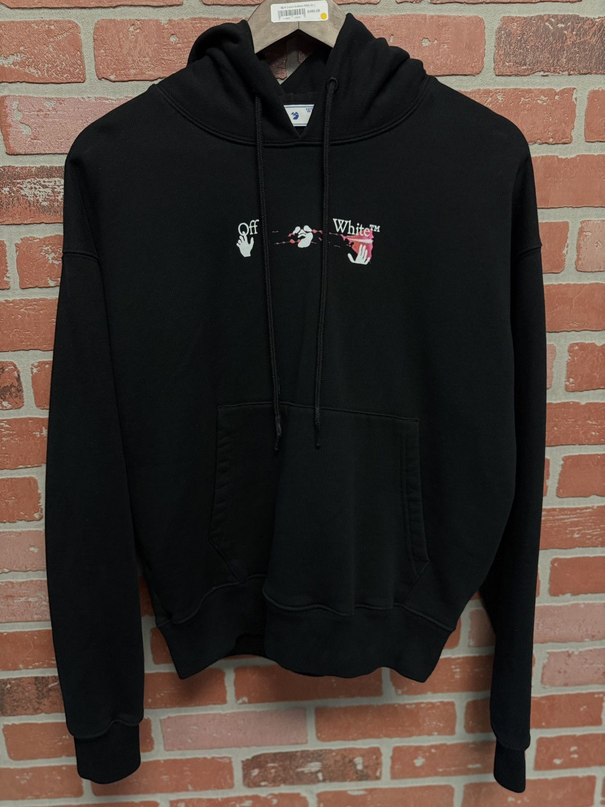 Off-White Off White Arrow Hoodie Size Small Pre Owned 🧼 Size US S / EU 44-46 / 1 - 12 Thumbnail