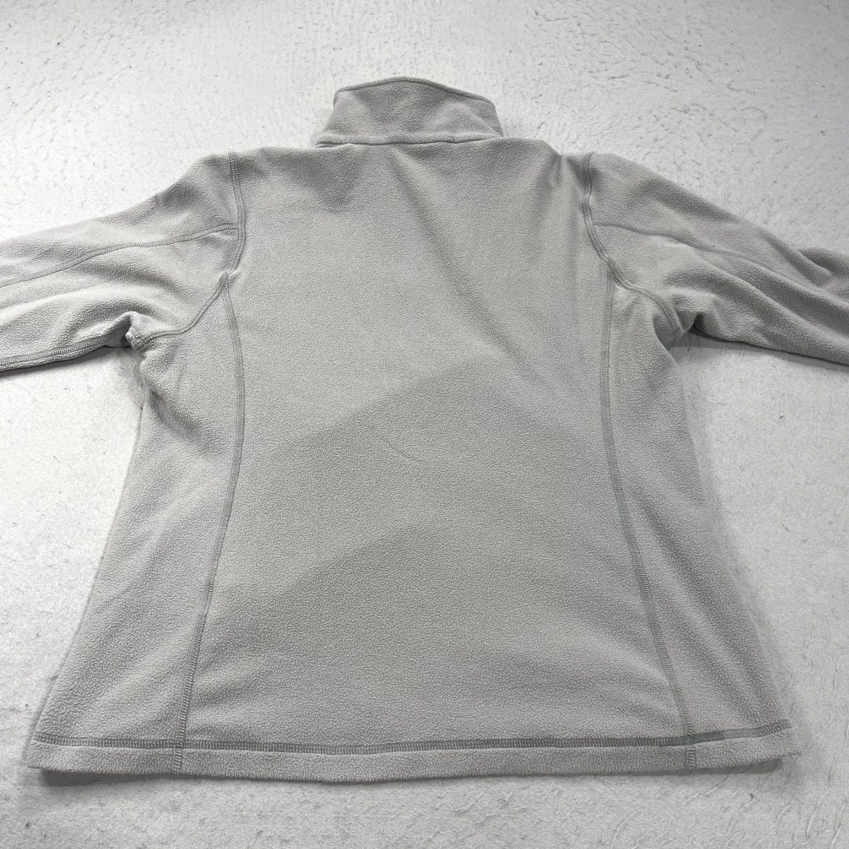 Patagonia Patagonia Jacket Womens L Gray Micro D Fleece Lightweight Pullover 1/4 Zip Size L / US 10 / IT 46 - 6 Thumbnail