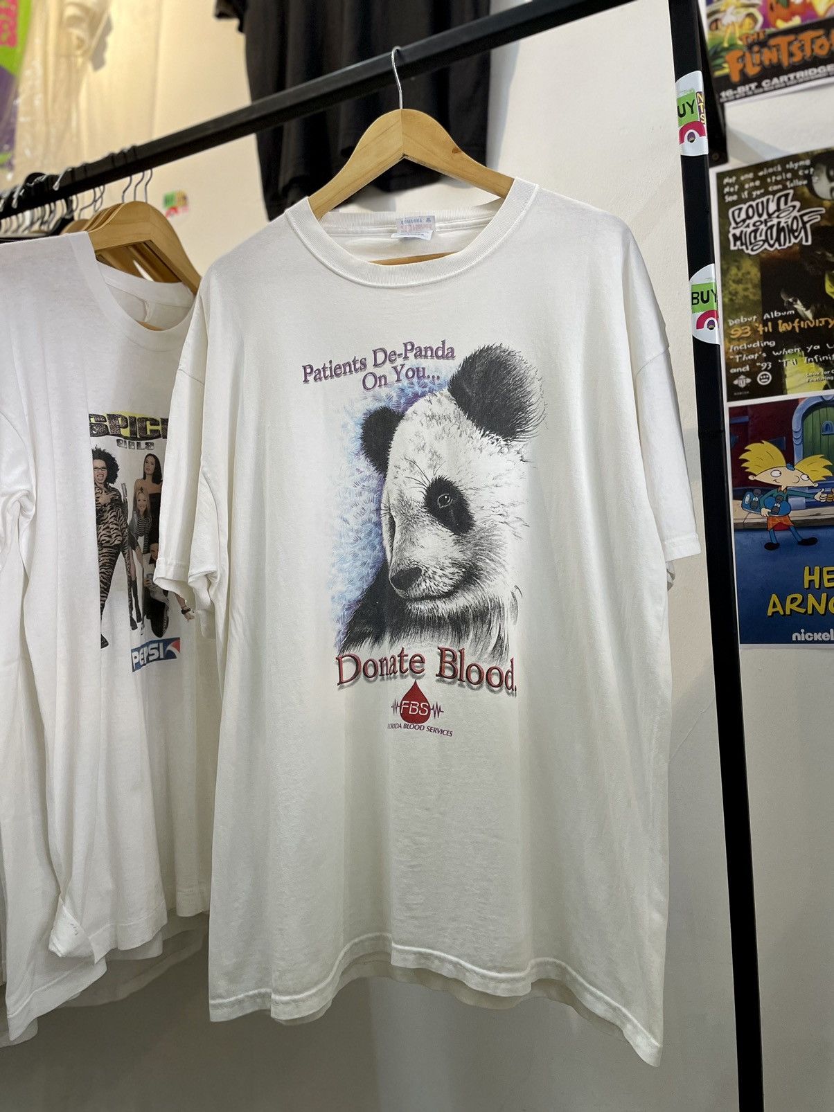 Vintage Panda 90's Size US XL / EU 56 / 4 - 2 Thumbnail