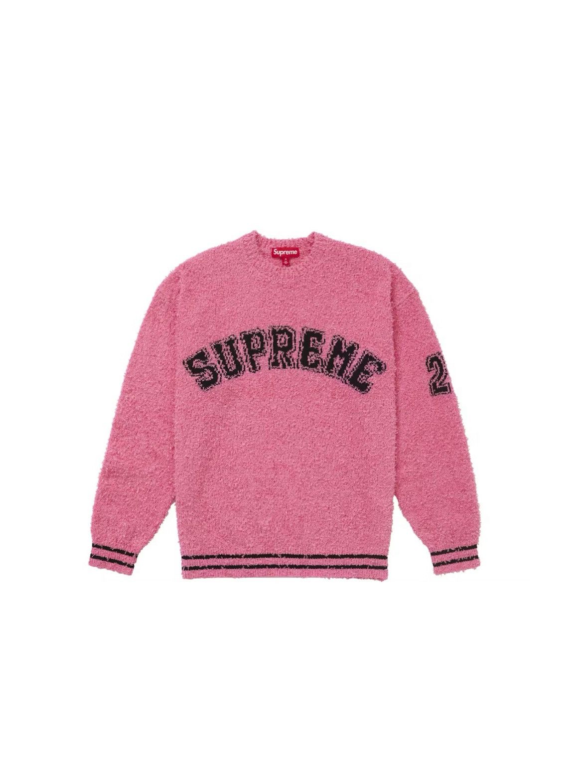 Supreme Supreme Textured Arc Sweater Pink Size US L / EU 52-54 / 3 - 1 Thumbnail