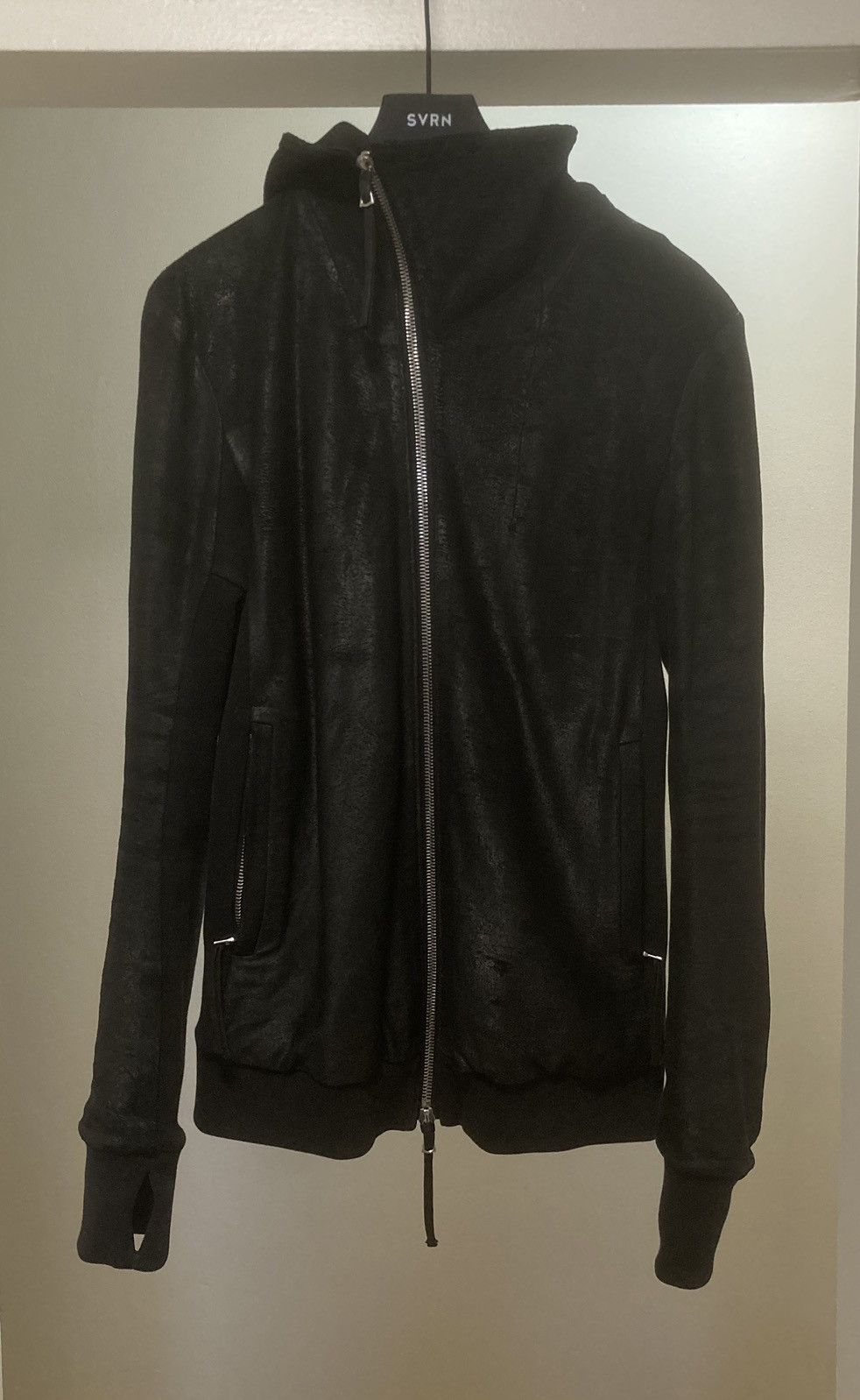 Boris Bidjan Saberi GRAIL Zipper 22 3D Leather Obsidian Black Size US XS / EU 42 / 0 - 2 Thumbnail