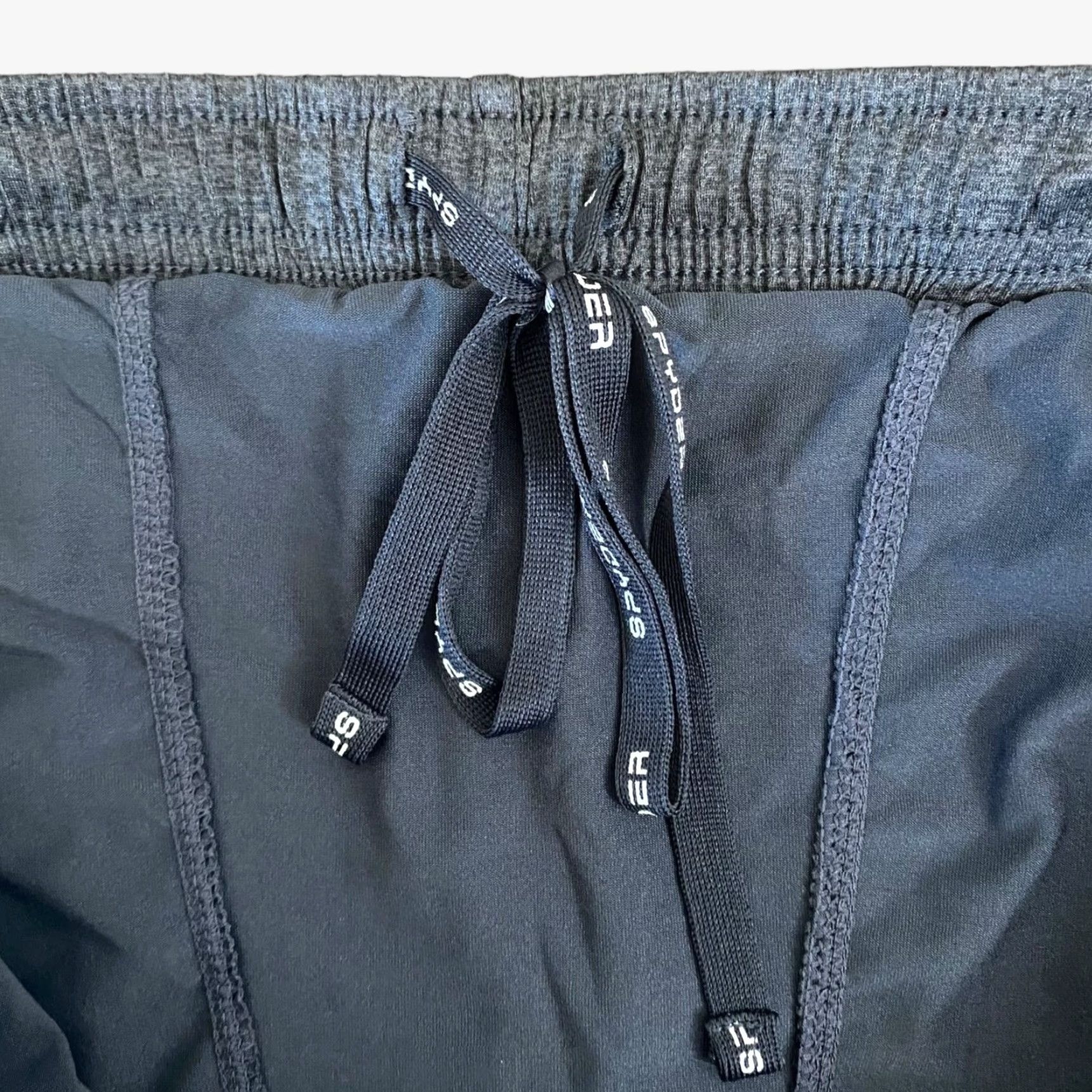 Spyder Spyder Active Performance ProWeb Lined Shorts Gray Mens XXL Athletic Stretch Gym Size US 39 - 6 Thumbnail