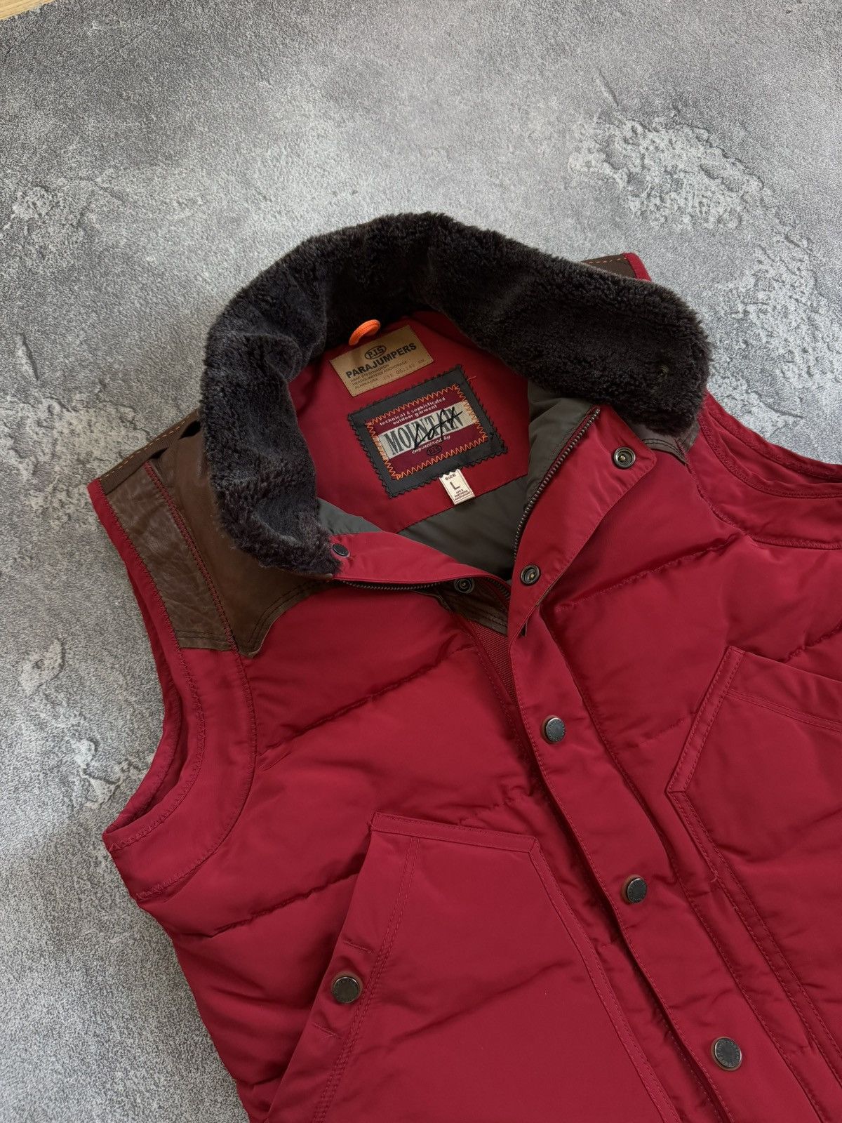 Parajumpers Parajumpers L/size Masterpiece series down vest jacket faux Size US L / EU 52-54 / 3 - 6 Thumbnail