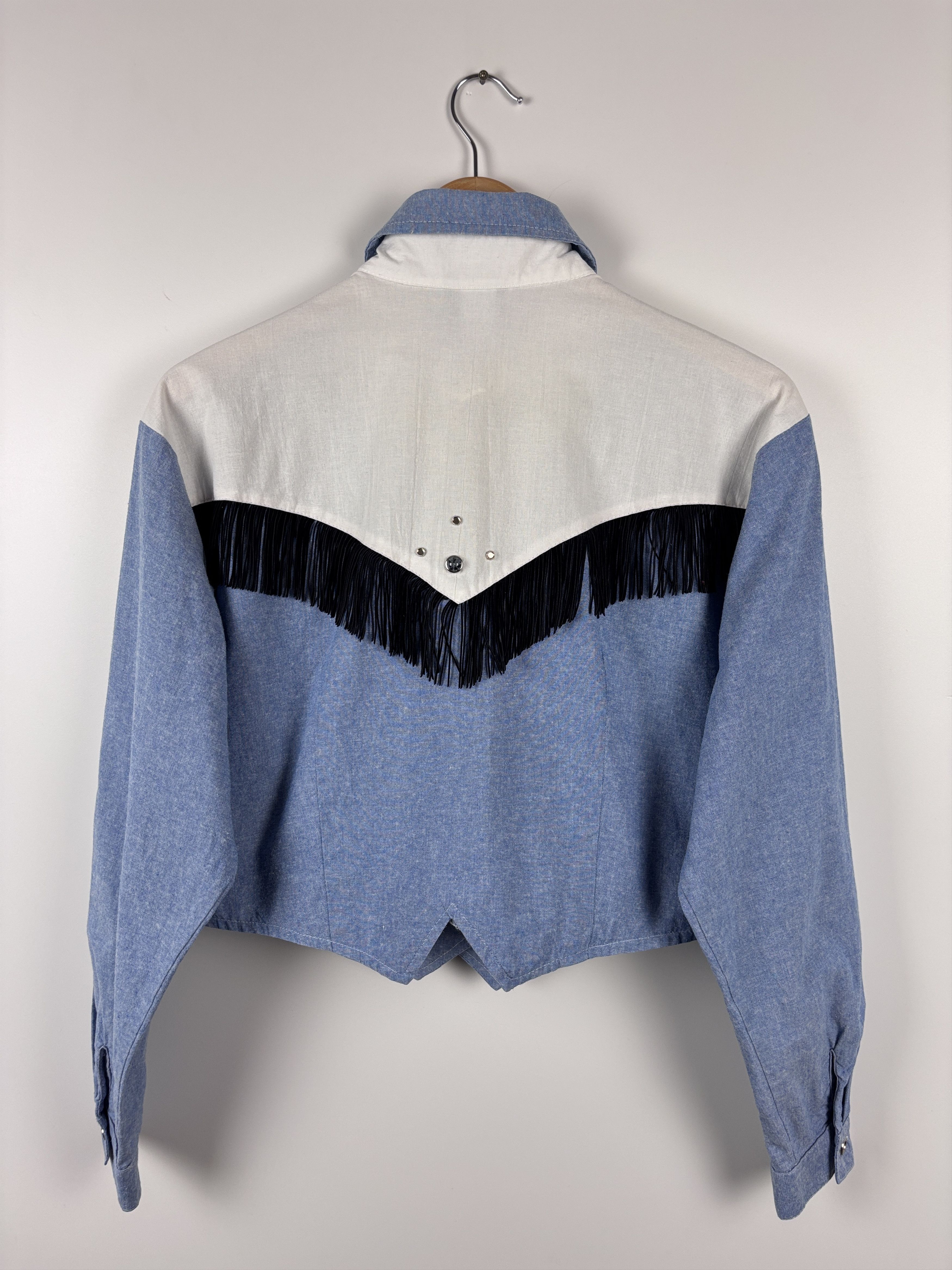 Cowboy Equipment × Vintage Vintage 1849 Authentic Ranchwear Crop Shirt Made in USA M Size M / US 6-8 / IT 42-44 - 5 Thumbnail