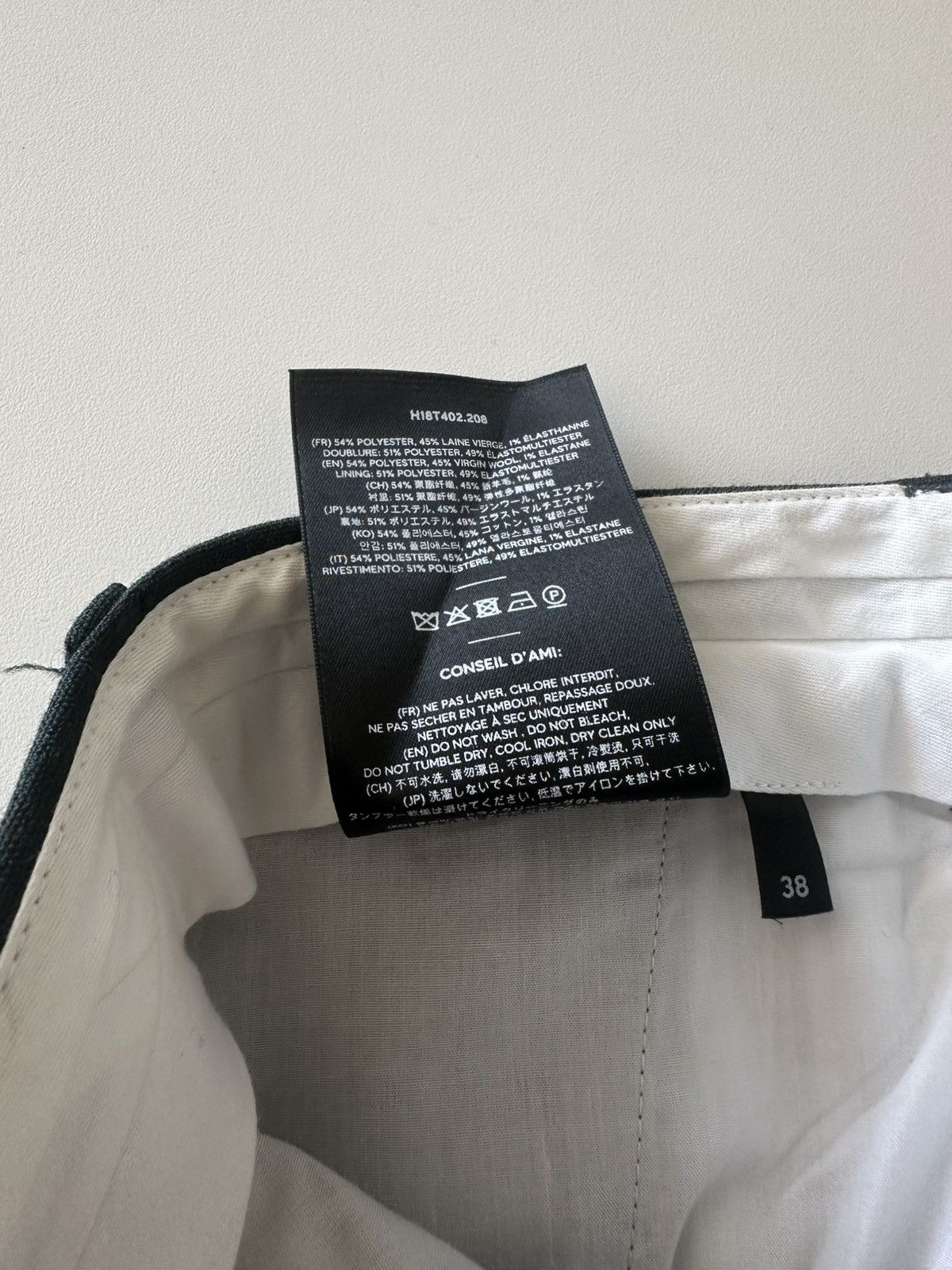 AMI Ami Paris Cropped Trousers Size US 30 / EU 46 - 7 Thumbnail