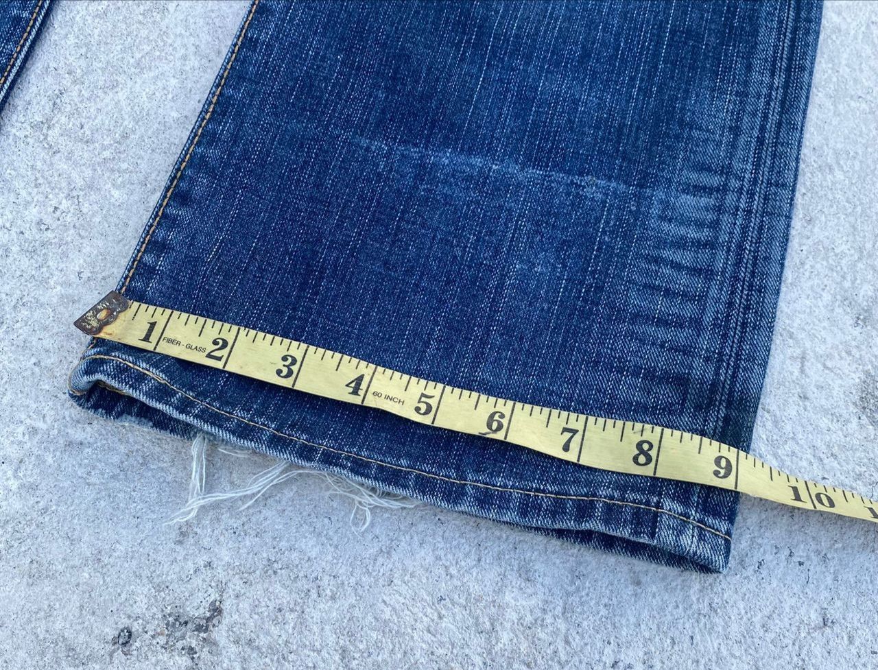 If Six Was Nine Vintage Edwin 503 Blue Trip Egdeline Distressed Denim Size US 36 / EU 52 - 8 Thumbnail