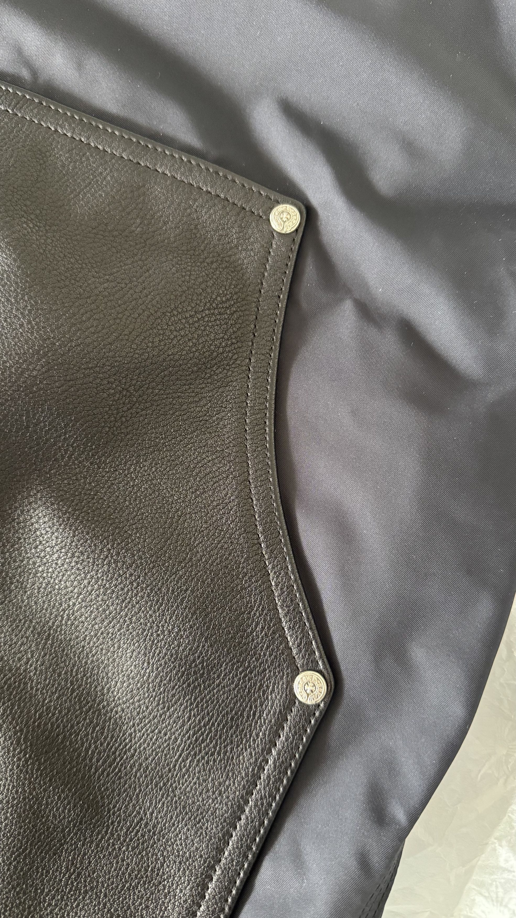 Chrome Hearts Chrome Hearts Nylon Leather Double Knee Shorts Size US 36 / EU 52 - 13 Thumbnail