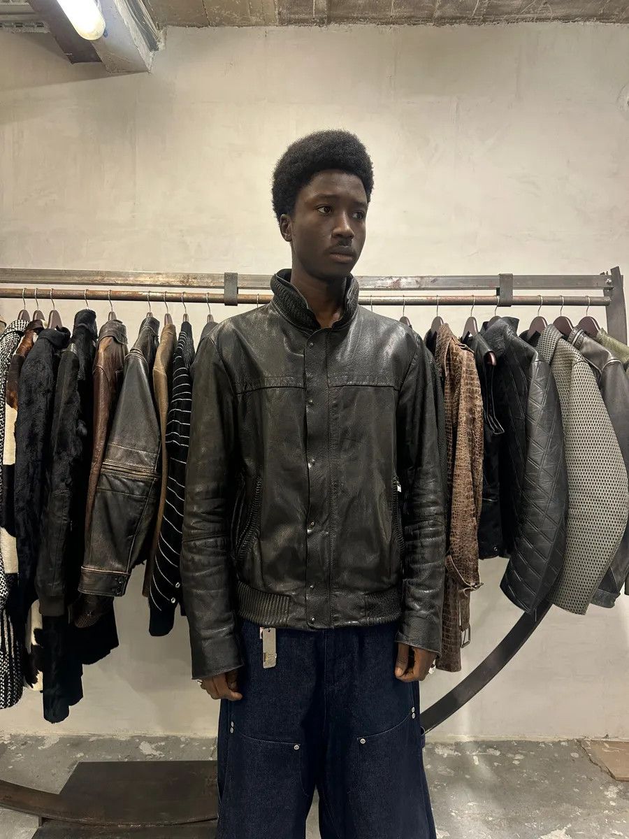 Emporio Armani AW2008 Emporio Armani Obscure Premium Alpha Leather Jacket Size US M / EU 48-50 / 2 - 2 Thumbnail