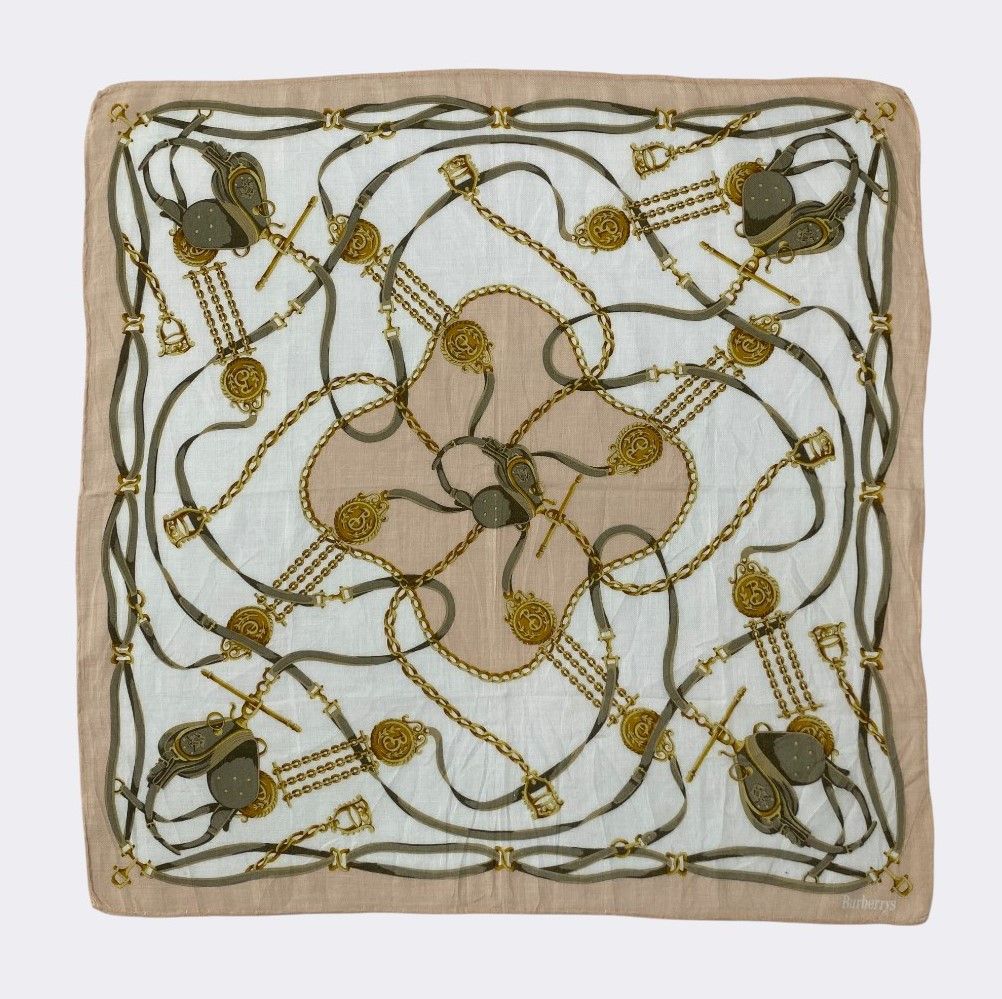 Burberry Vintage Burberry Handkerchief Neckerchief Bandana H239R Size ONE SIZE - 1 Thumbnail