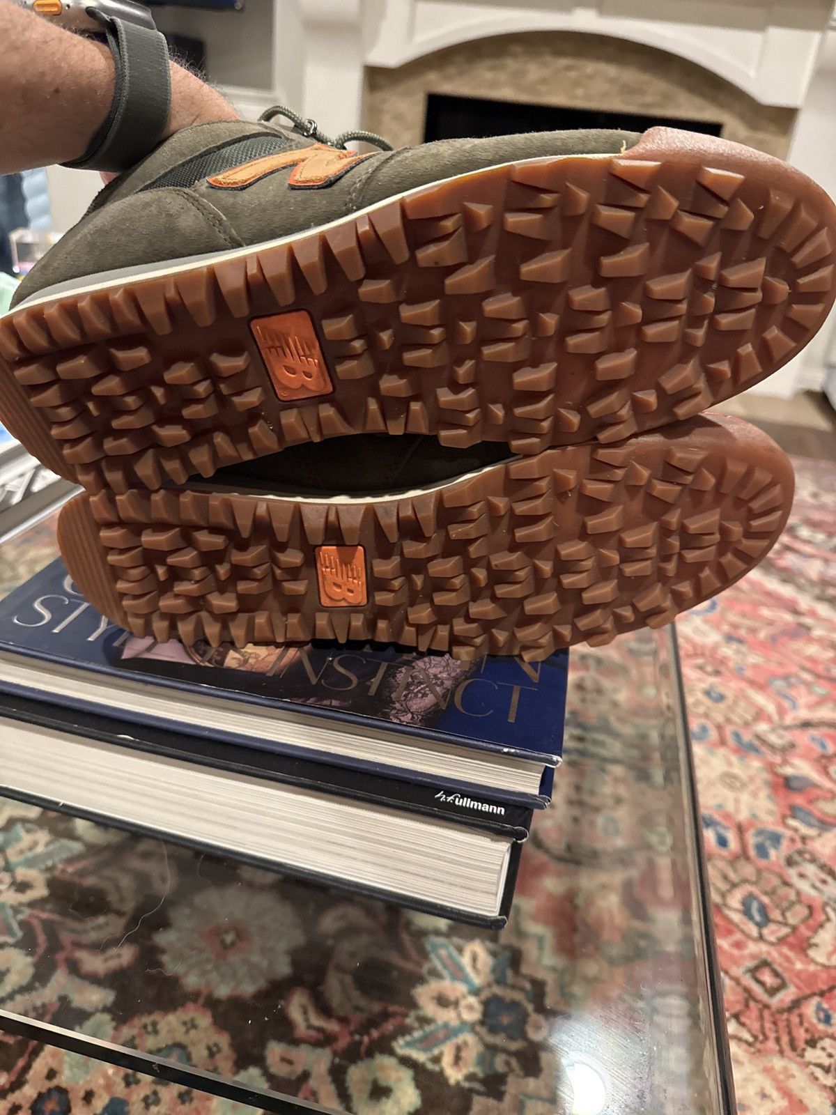 New Balance H710cgo new balance 710 hiking sneaker olive orange size 12 Size US 12 / EU 45 - 4 Thumbnail
