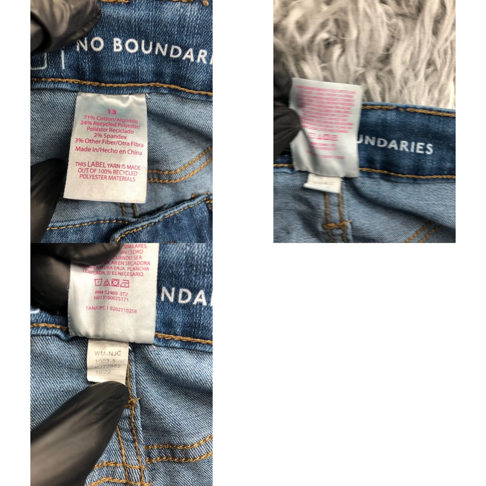 Vintage No Boundaries Shorts Womens Juniors Size 11 High Rise Medium Wash Blue Size 32" / US 10 / IT 46 - 8 Thumbnail
