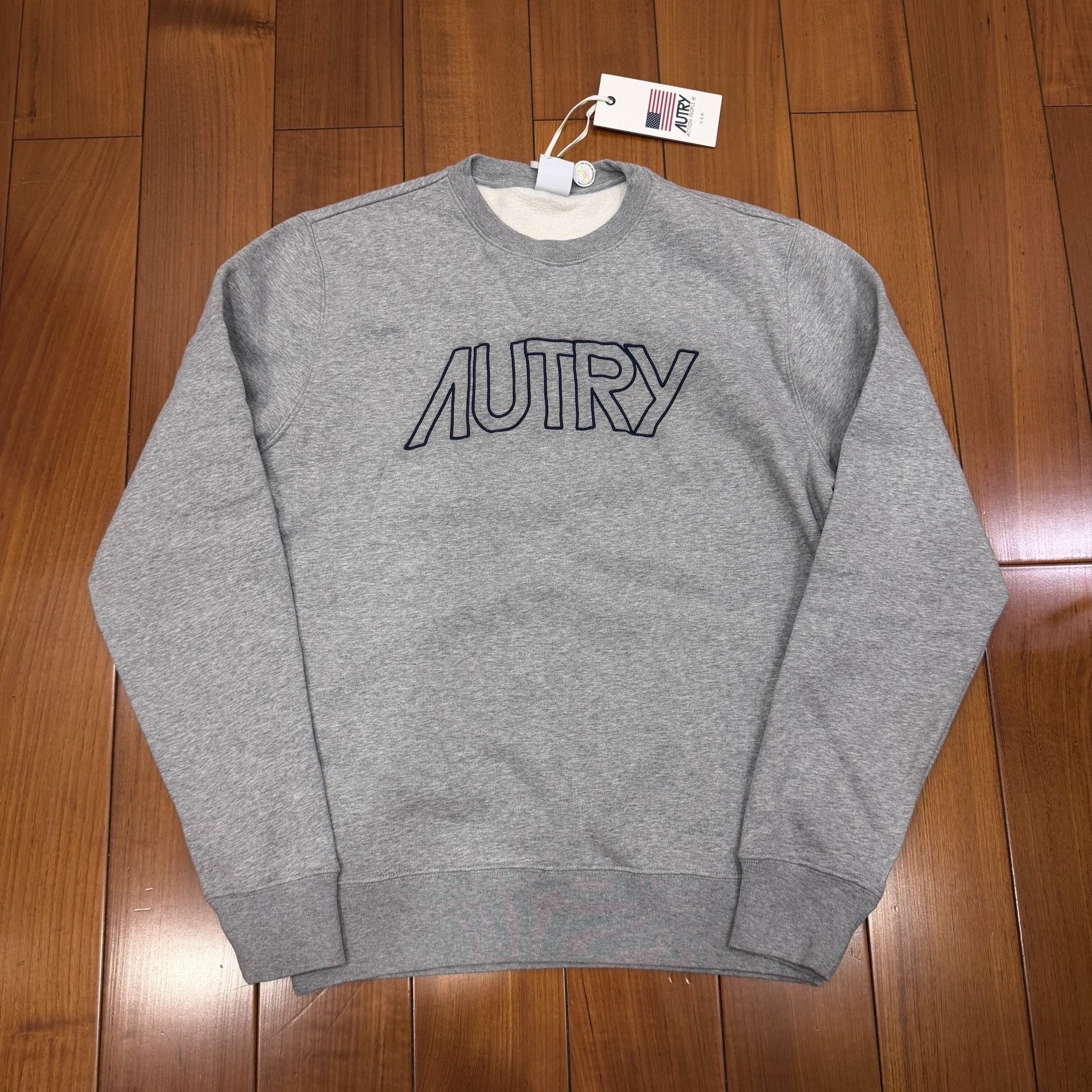 AUTRY Autry Gray Crewneck Sweatshirt Size US L / EU 52-54 / 3 - 1 Thumbnail