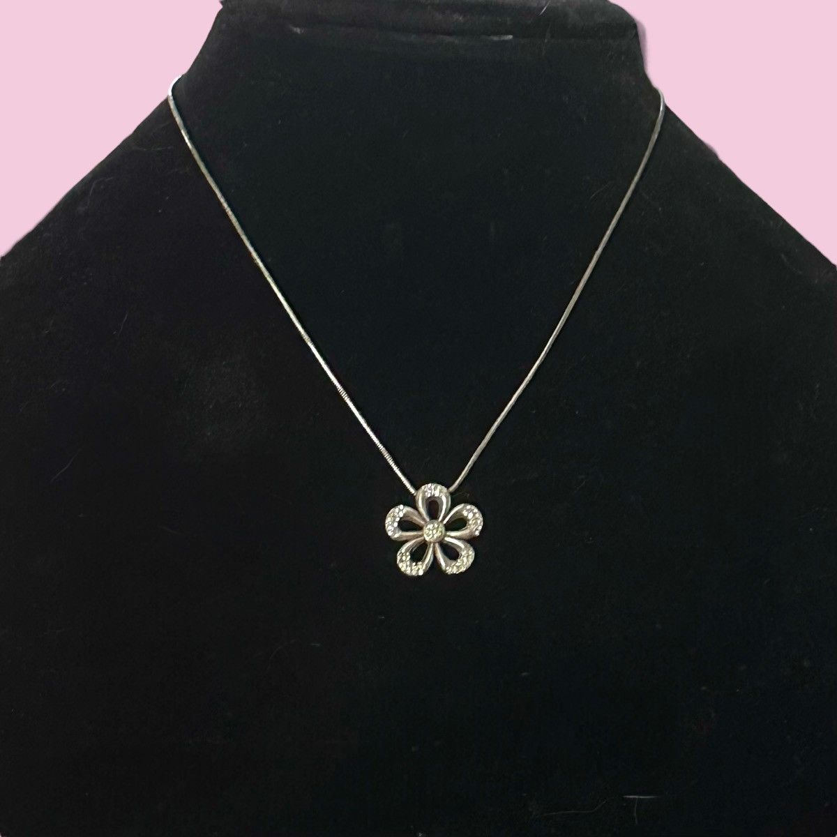 Brighton Brighton silver tone infinity flower pendant necklace Size ONE SIZE - 1 Thumbnail